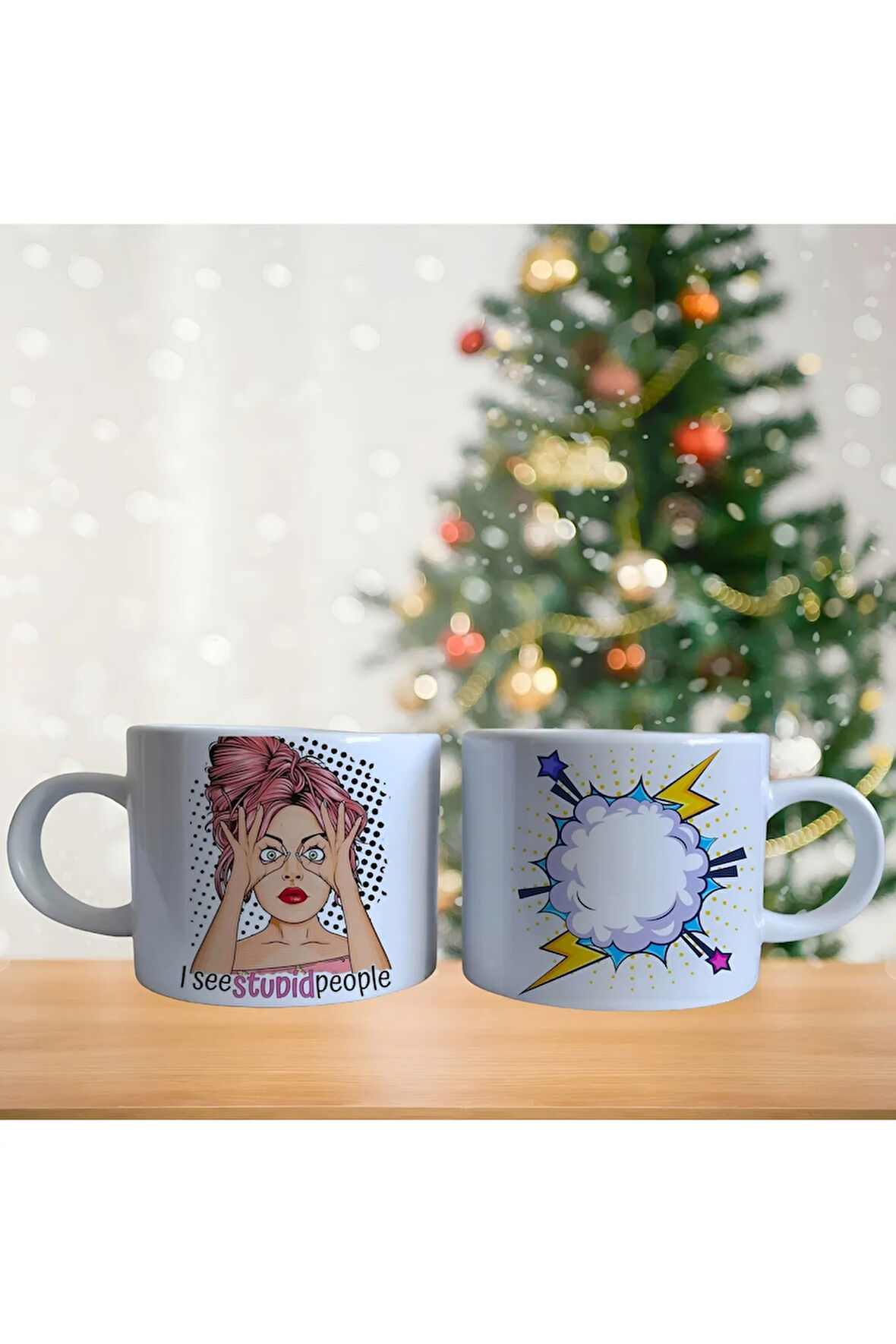 Komik karikatür Porselen Fincan / Kupa -mug