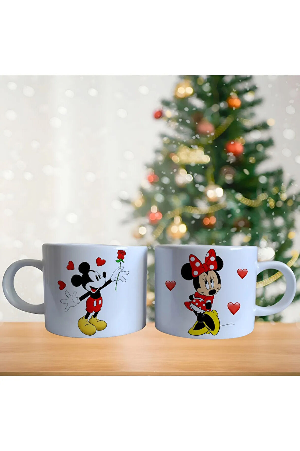 Mickey ve minnie mouse Porselen Fincan / Kupa -mug