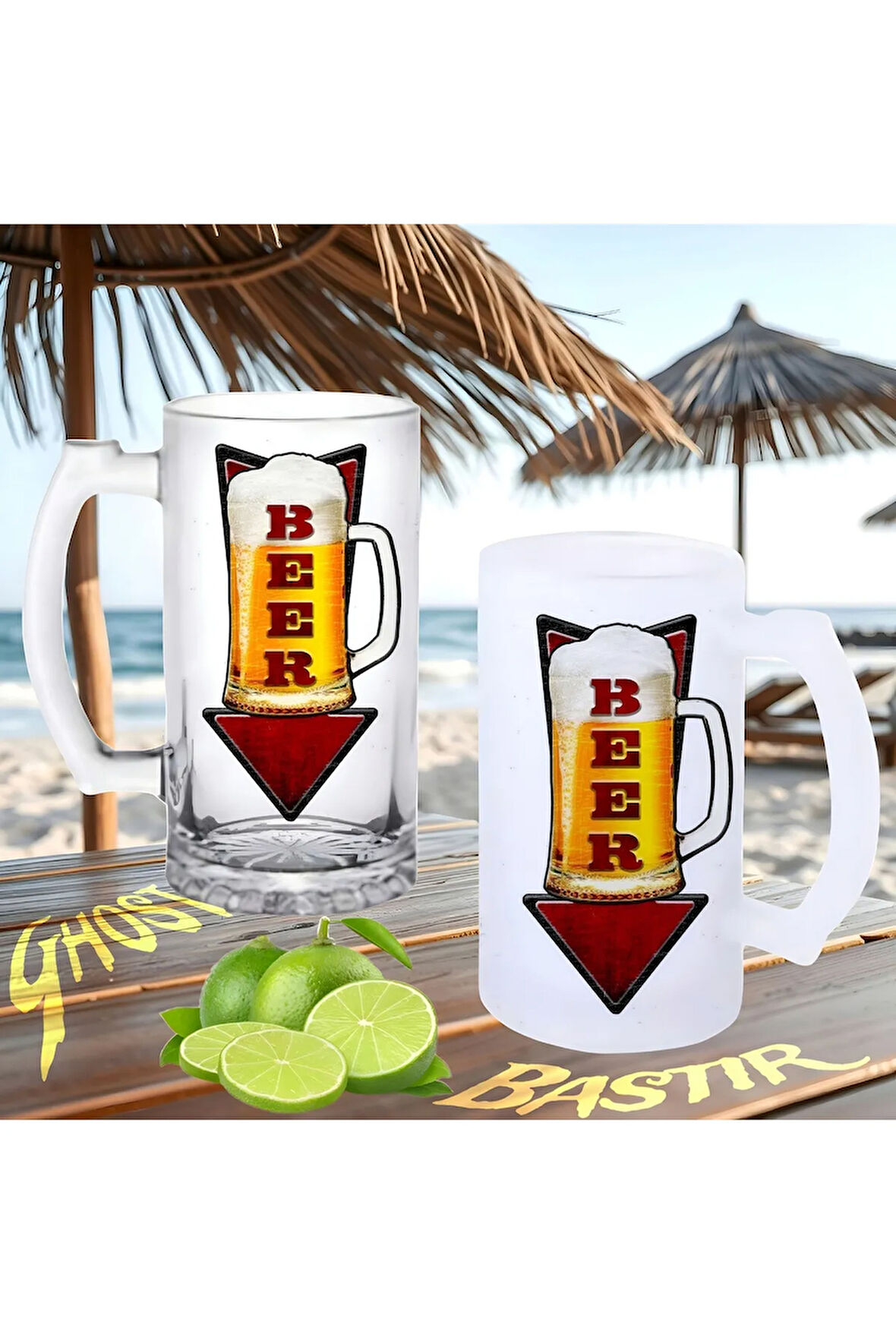 Bira yön tarifi buzlu ya da buzsuz bira bardağı