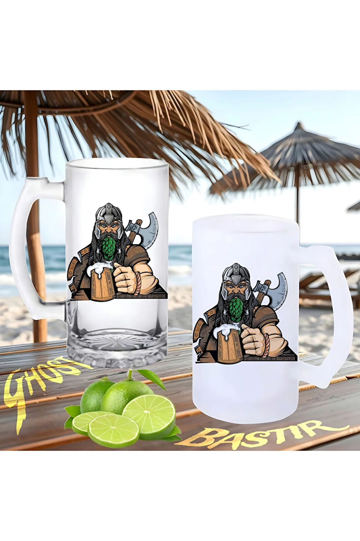 Vikingler buzlu ya da buzsuz bira bardağı