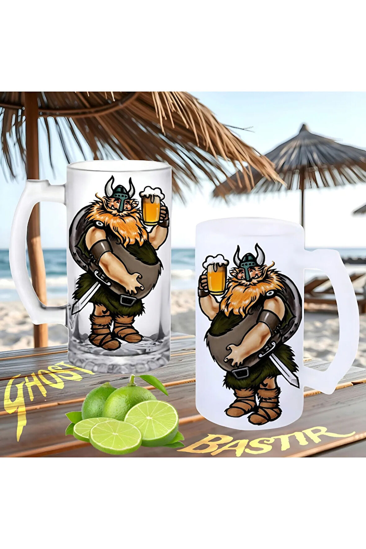 Vikingler buzlu ya da buzsuz bira bardağı