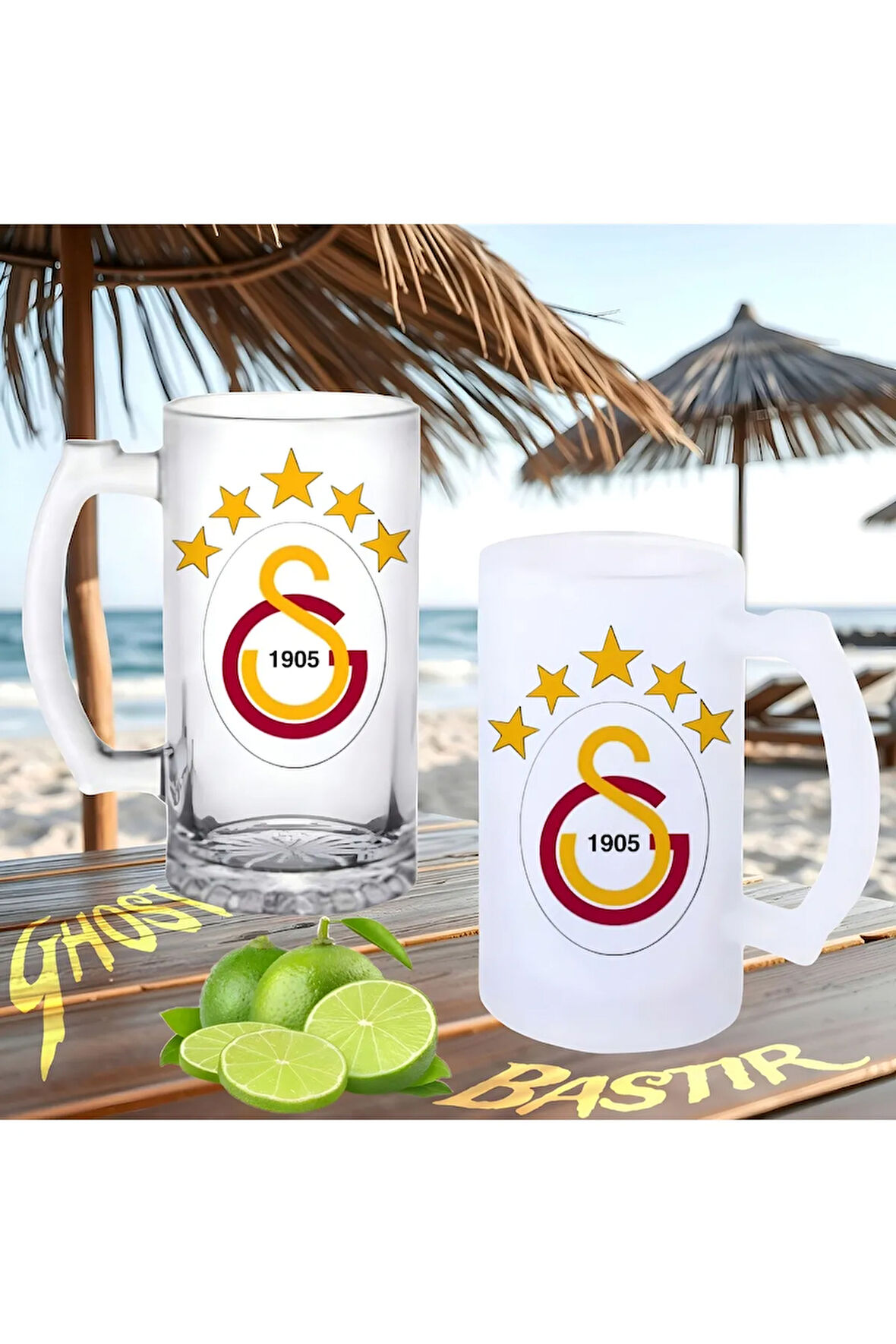 Galatasaray buzlu ya da buzsuz bira bardağı