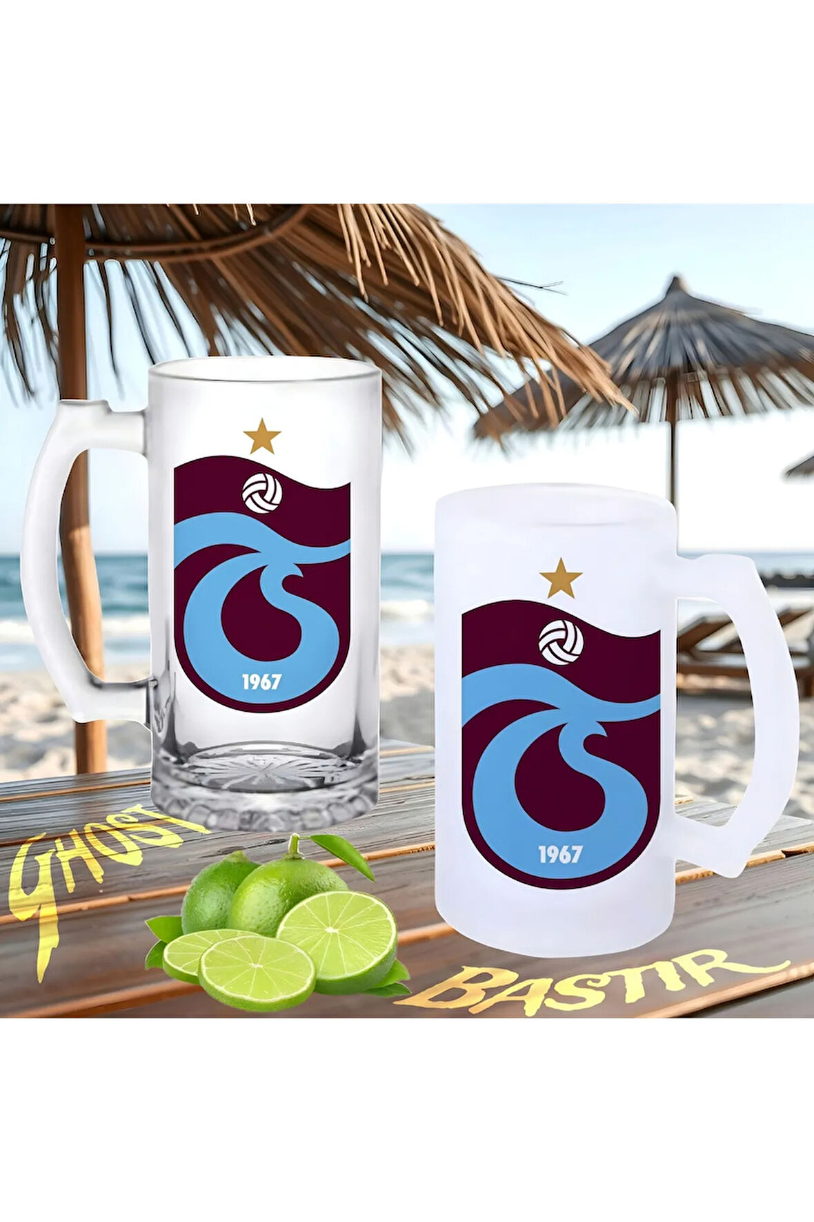 Trabzonspor taraftar buzlu ya da buzsuz bira bardağı