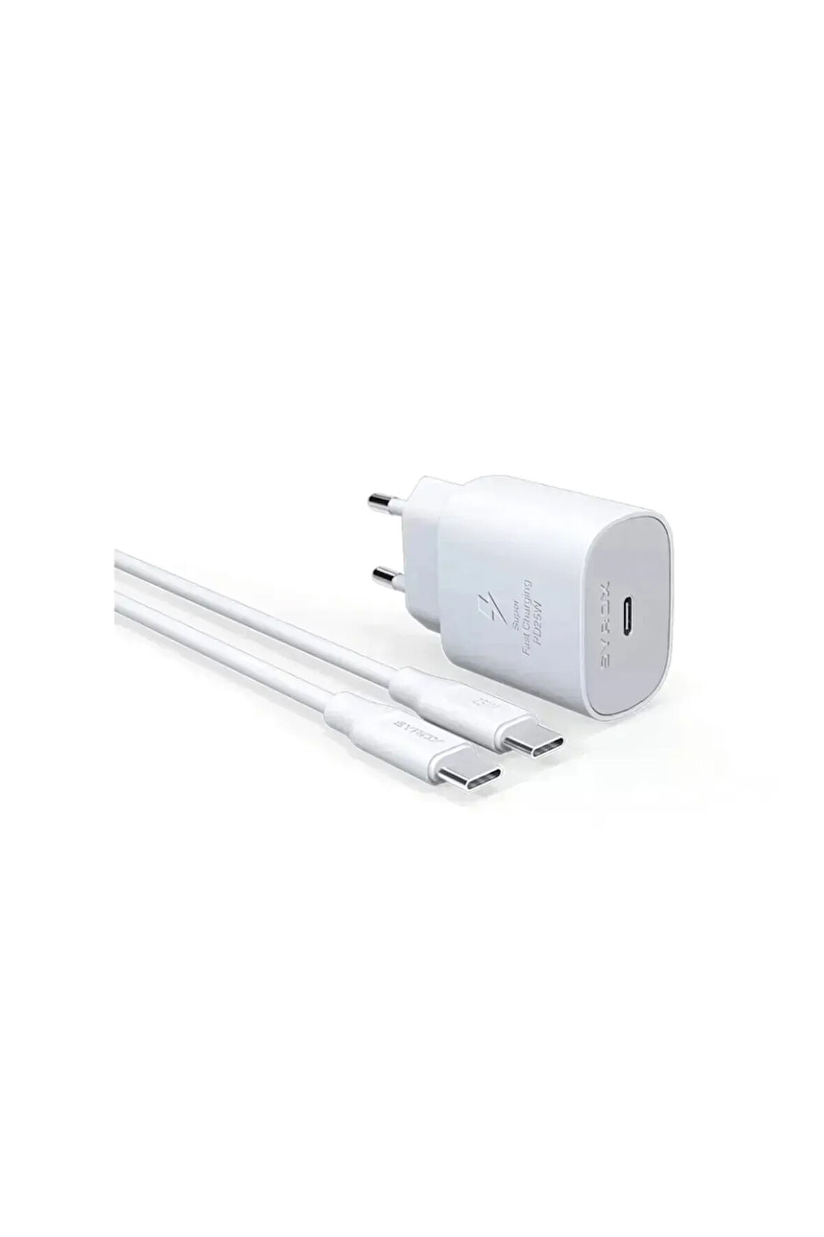 Samsung Galaxy Note 20 Ultra 5g Uyumlu Hızlı Şarj Cihazı / Aleti Seti Type-c Kablo ve Adaptör 25W Pd