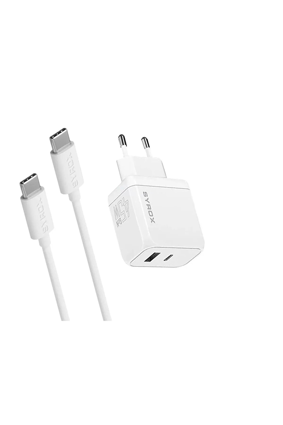 Samsung Galaxy S22 Ultra 5g Uyumlu Şarj Aleti Cihazı 45W Beyaz