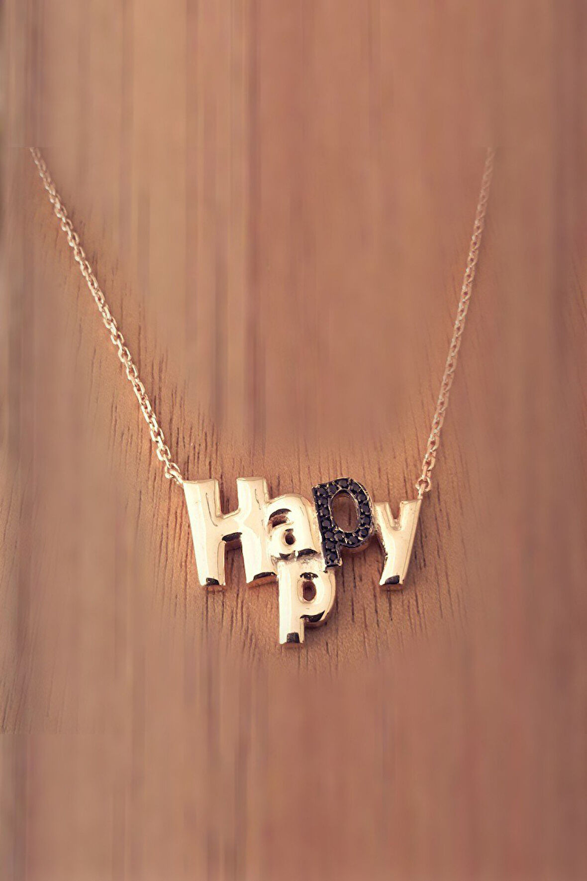 925 Ayar Happy Gümüş Kolye (GK00574)