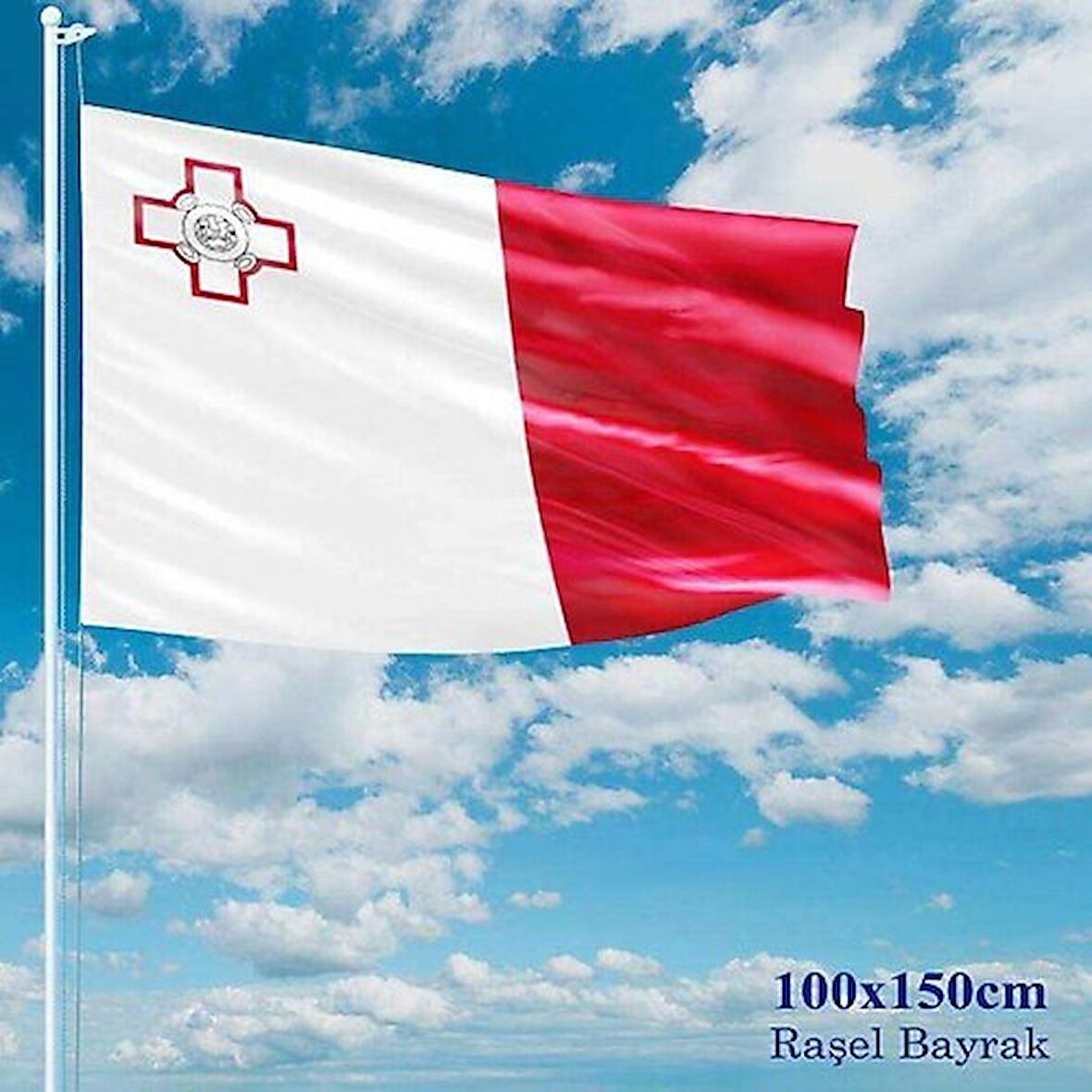 Malta Bayrağı (50x75 cm)