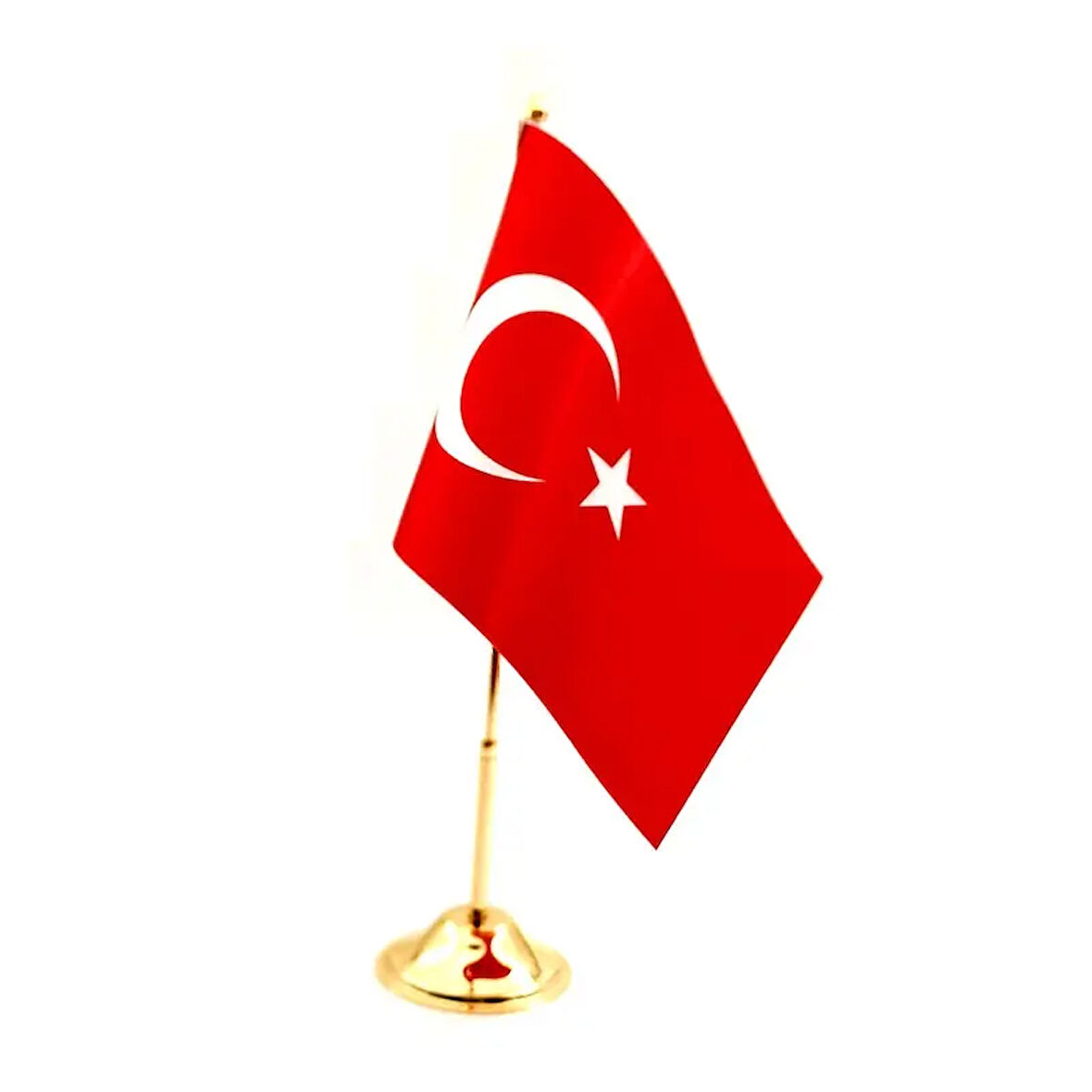 Tekli Gold Masa Bayrak direği (sadece direk)
