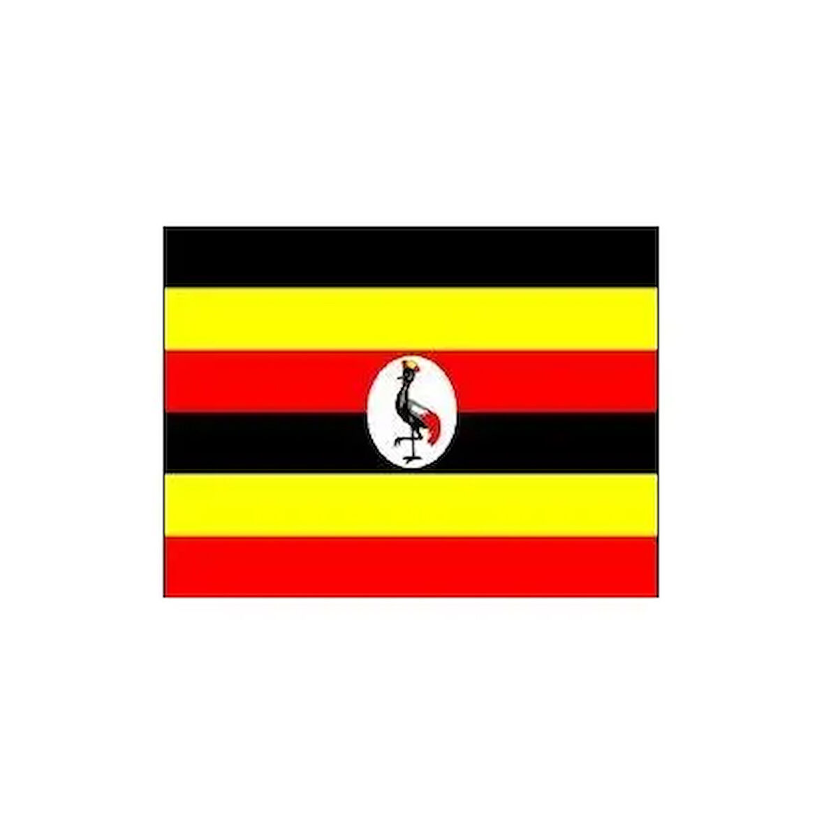 Uganda Bayrağı 100x150 cm