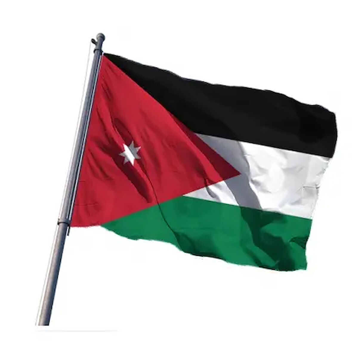 Ürdün Bayrakları 100x150 cm