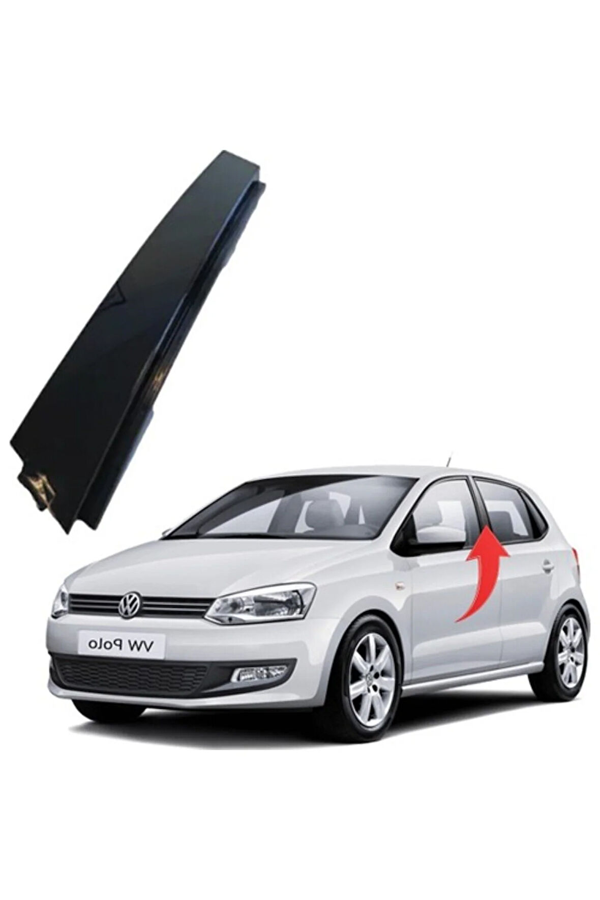 Polo Sol Ön Kapı Yan Direk Kaplaması 2009-2018 6R4853289A