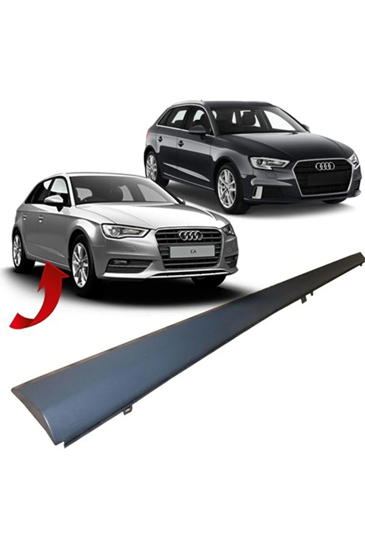 Audi A3 Hb Sağ Marşpiyel Kaplama 2013-2018 8V4853860