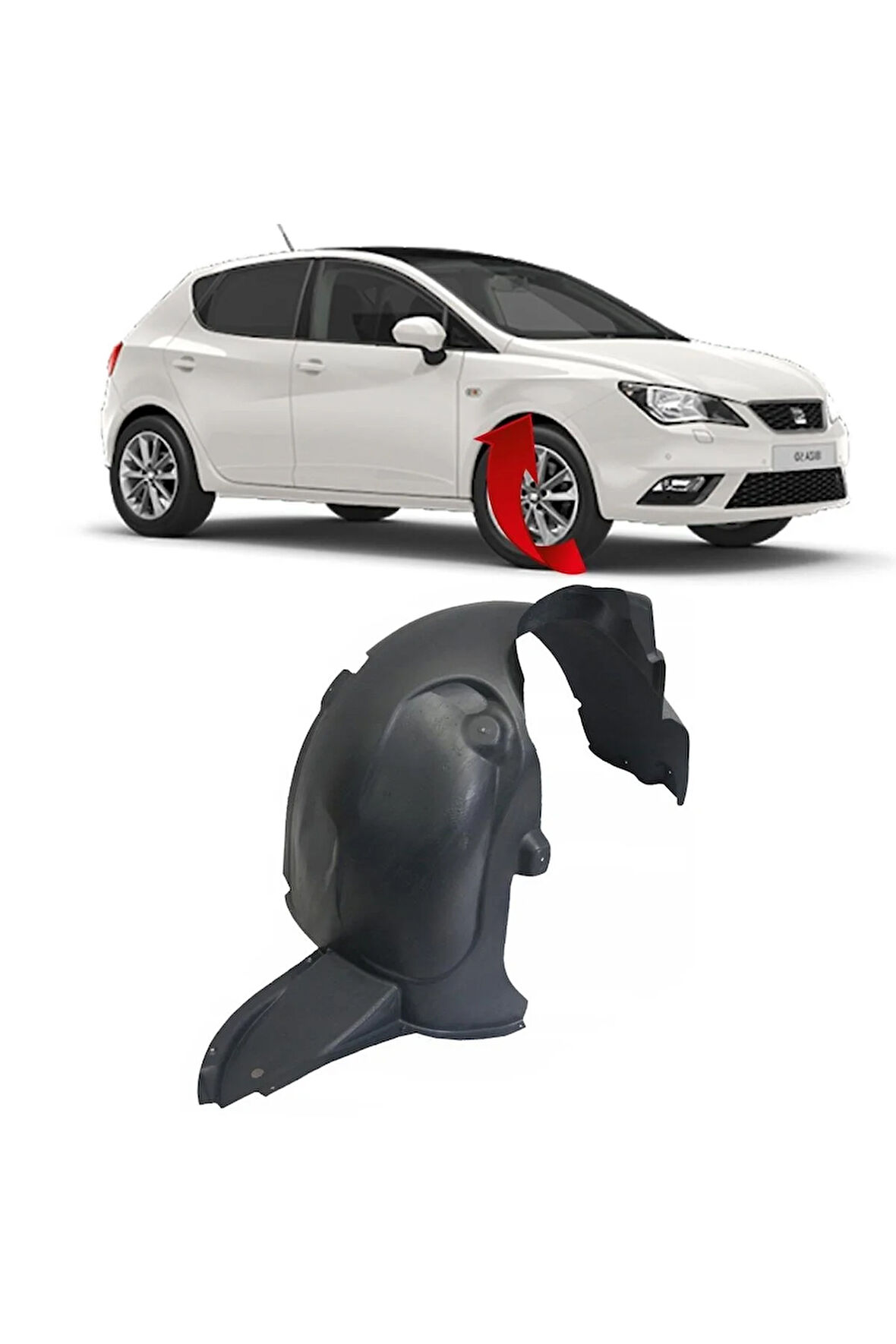 Seat İbiza Sağ Çamurluk Davlumbazı 2009-2017 6P0809958