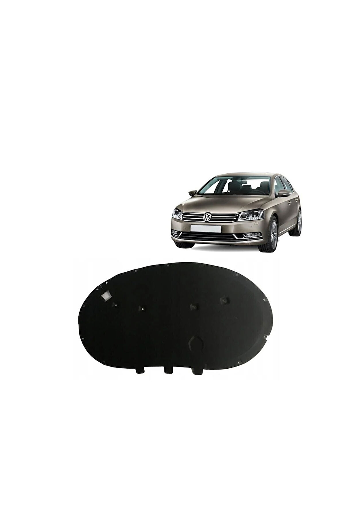 Vw Passat B7 Motor Kaput Keçesi Klipsli 2011-2015 3Aa863831A