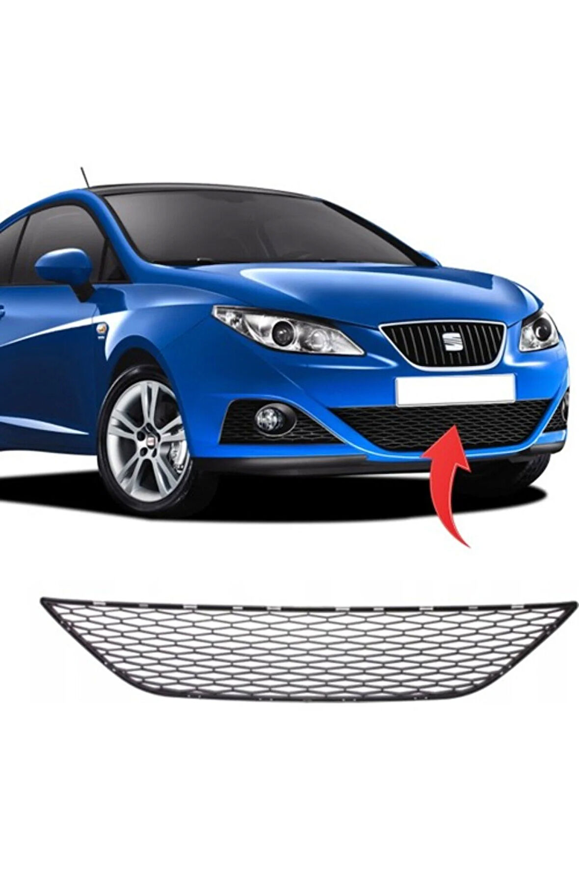 Seat Ibiza Ön Tampon Alt Orta Izgara 2008-2012 6J0853667