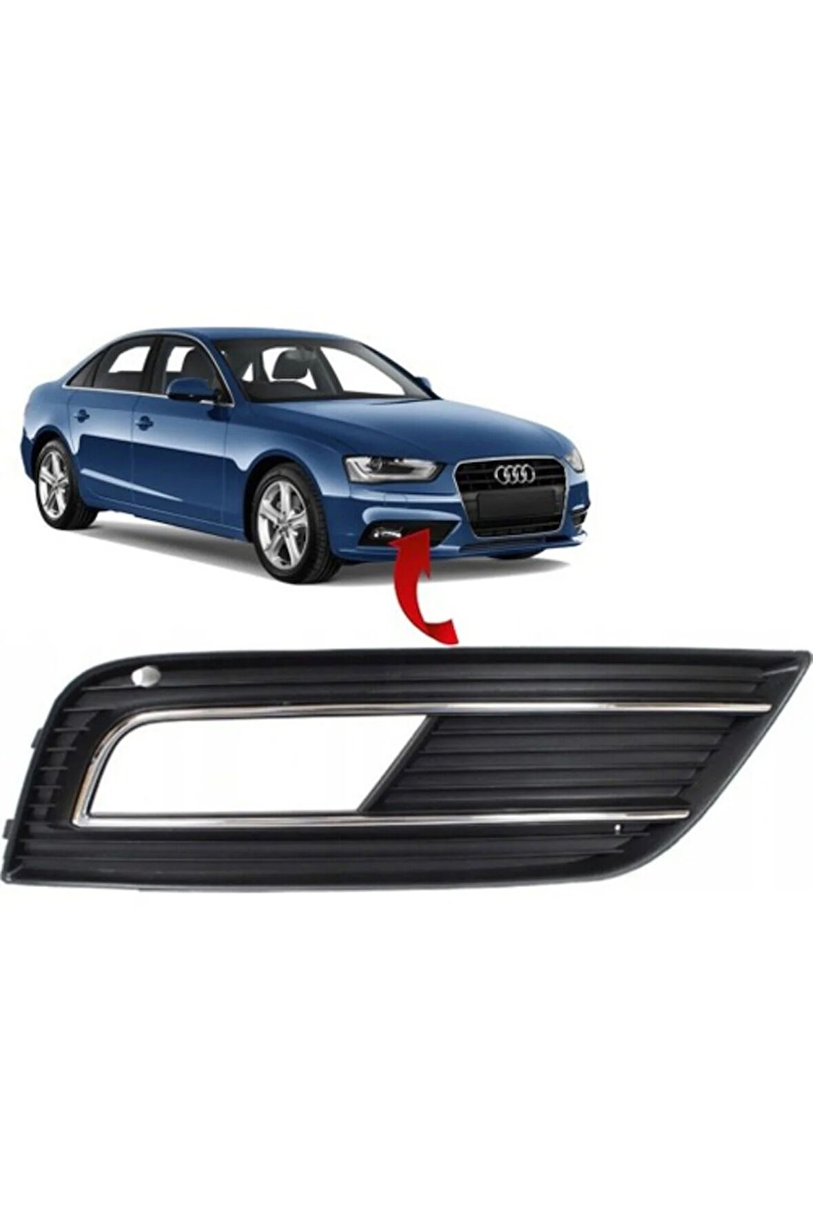 Audi S4 Sağ Sis Kapağı Sisli 2012-2015 8K0807682
