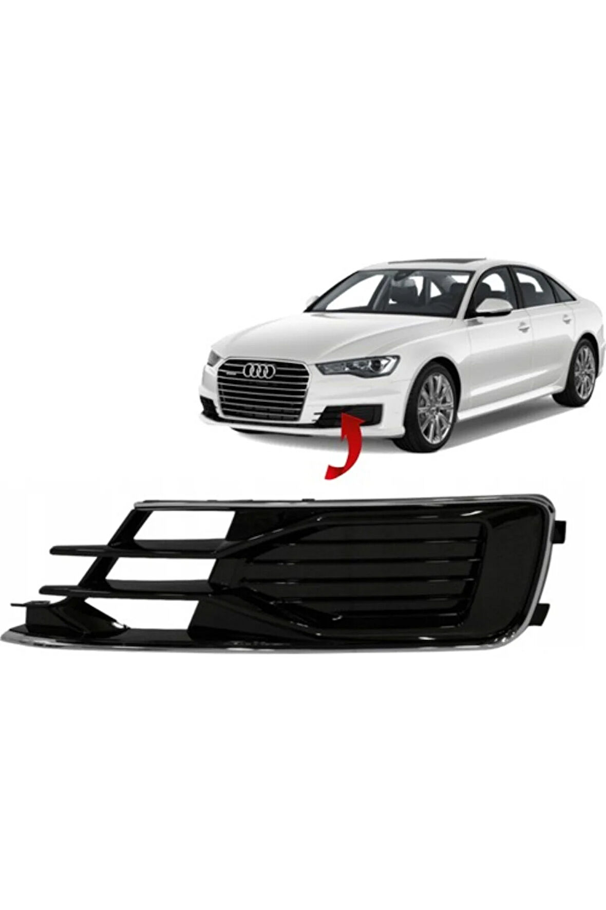 Audi A6 Sol Sis Kapagı Sissiz 2015-2019 4G0807647