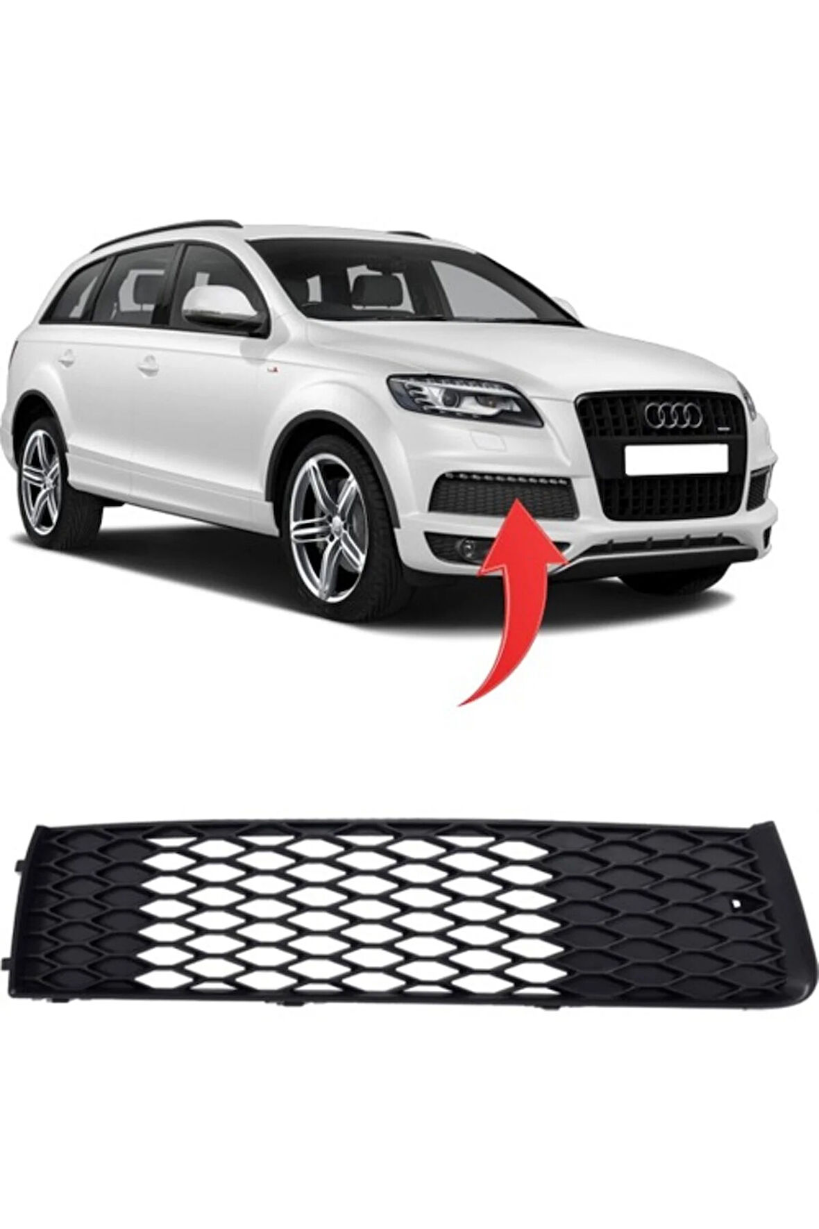 Audi Q7 Sline Sağ Ön Tampon Kapagı 2010-2015 4L0807698B