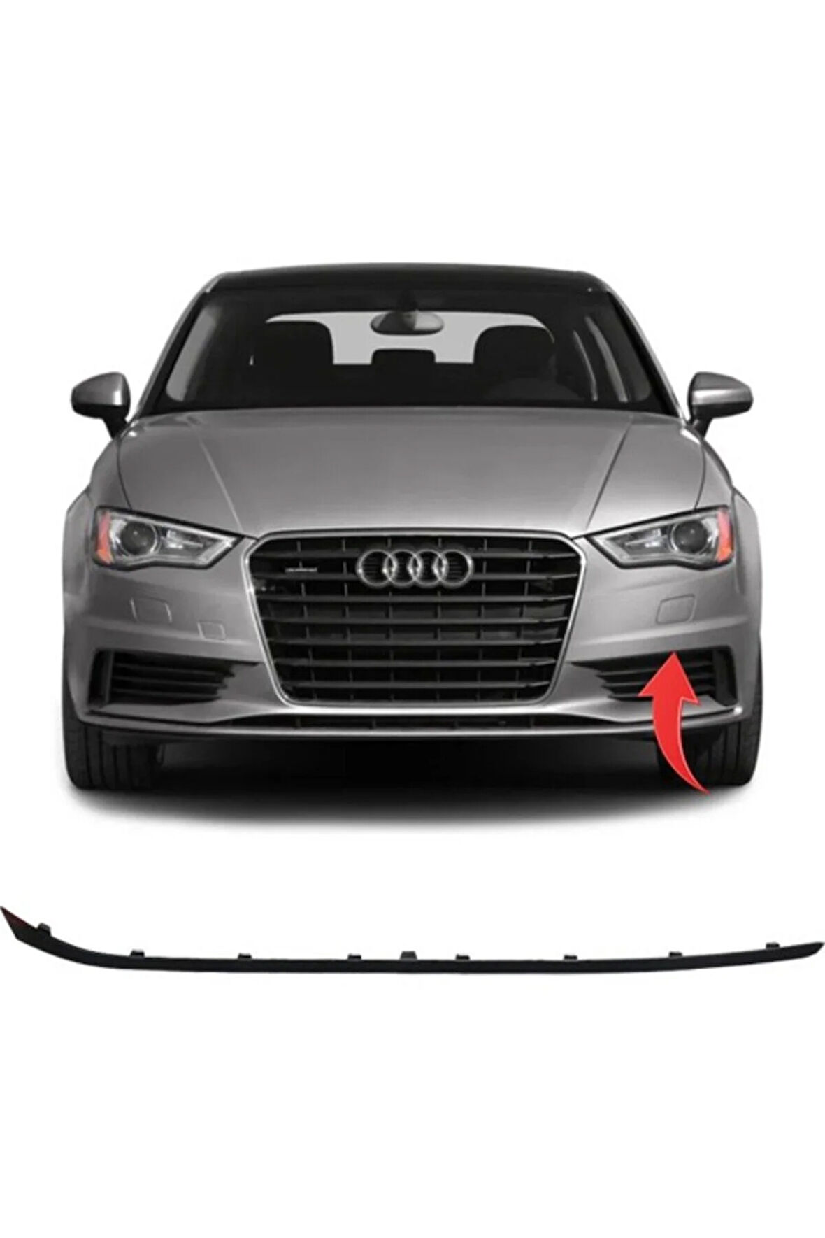 Audi A3 Sol Tampon Kaşı 2013-2017 8V5807533