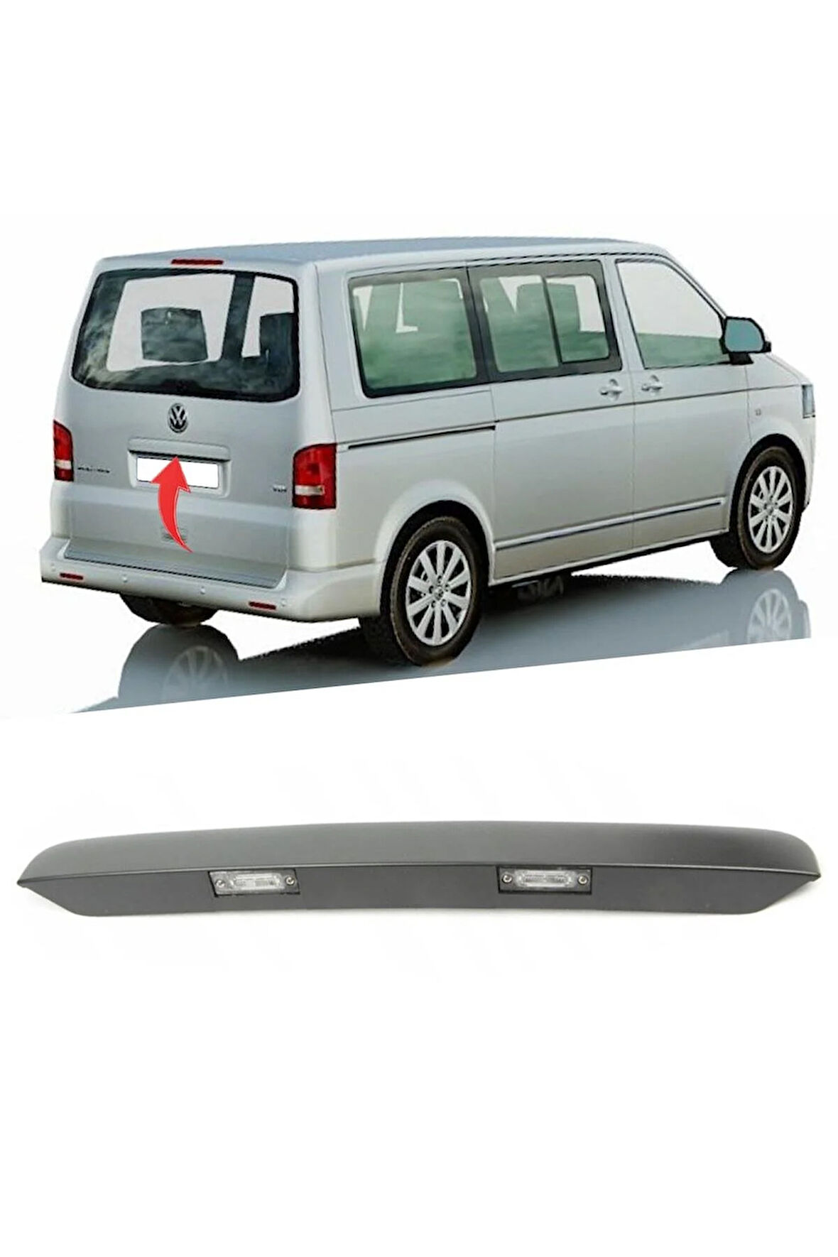 Vw Transporter T5 T6 Plaka Lamba Çıtası 2003-2015 7e0827329f
