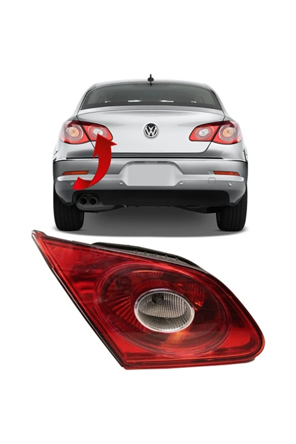 Vw cc Sol Stop Lambası Iç 2008-2012 3C8945093D