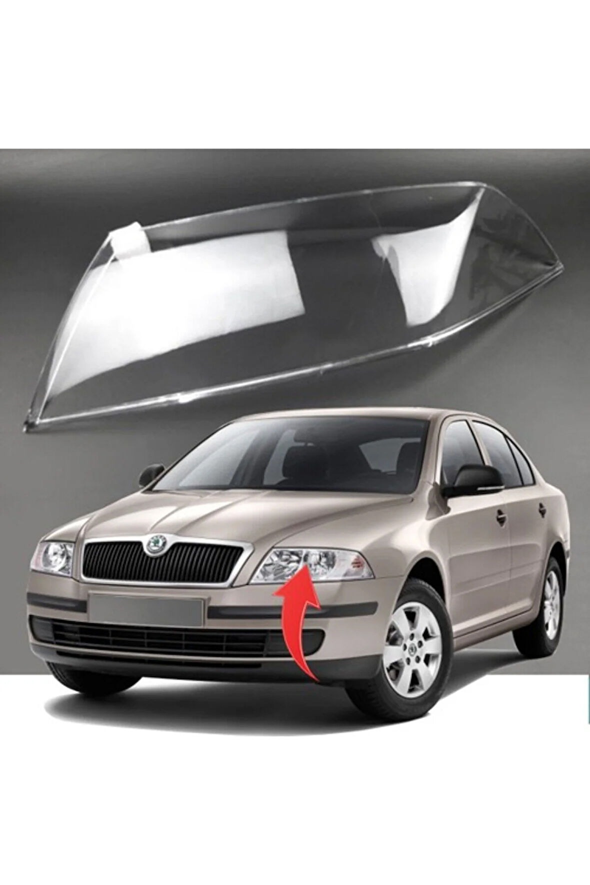 Octavia A5 Kasa Sol Far Camı 2005-2008