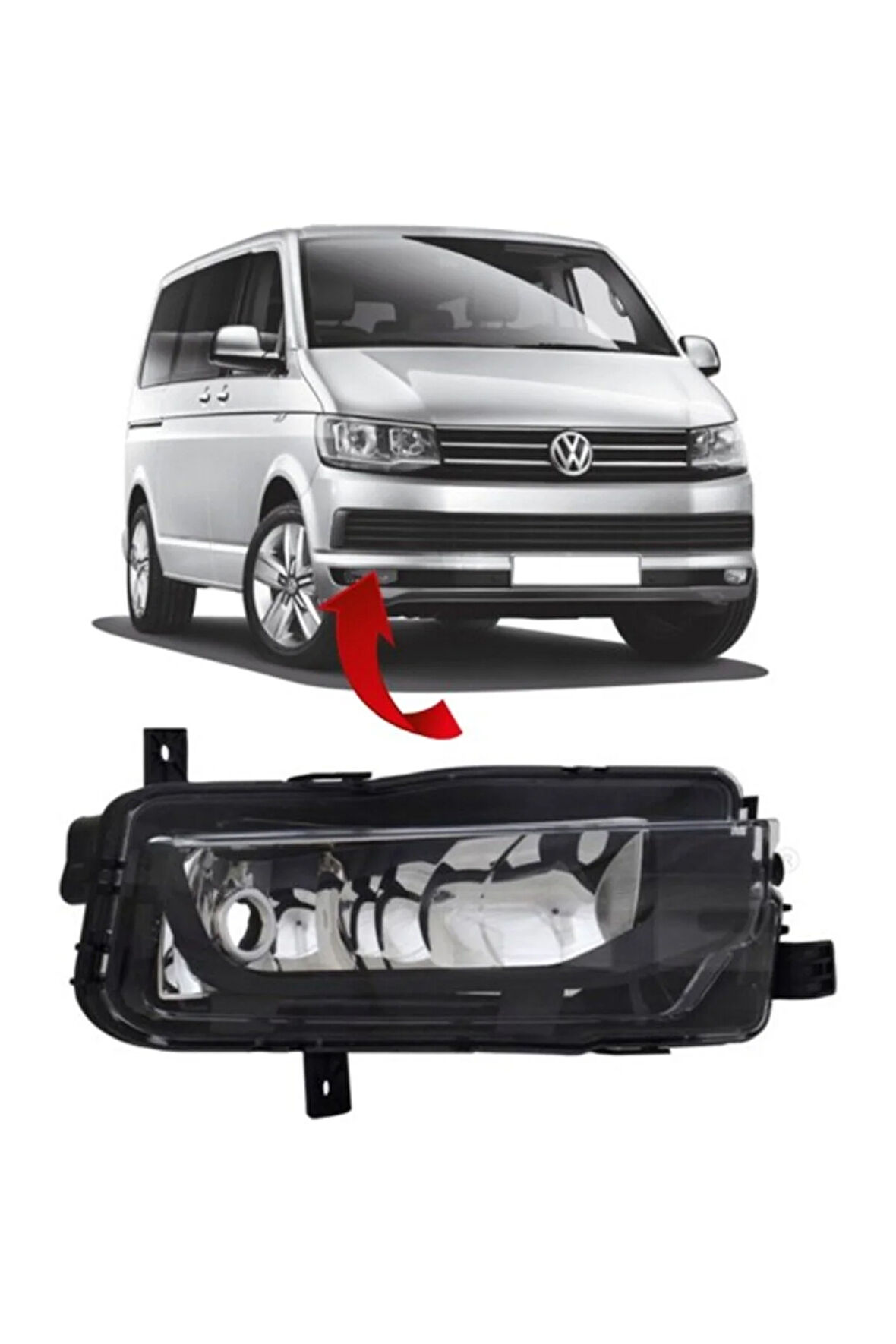 Transporter T7 Sağ Sis Farı 2015-2020 7E0941662A