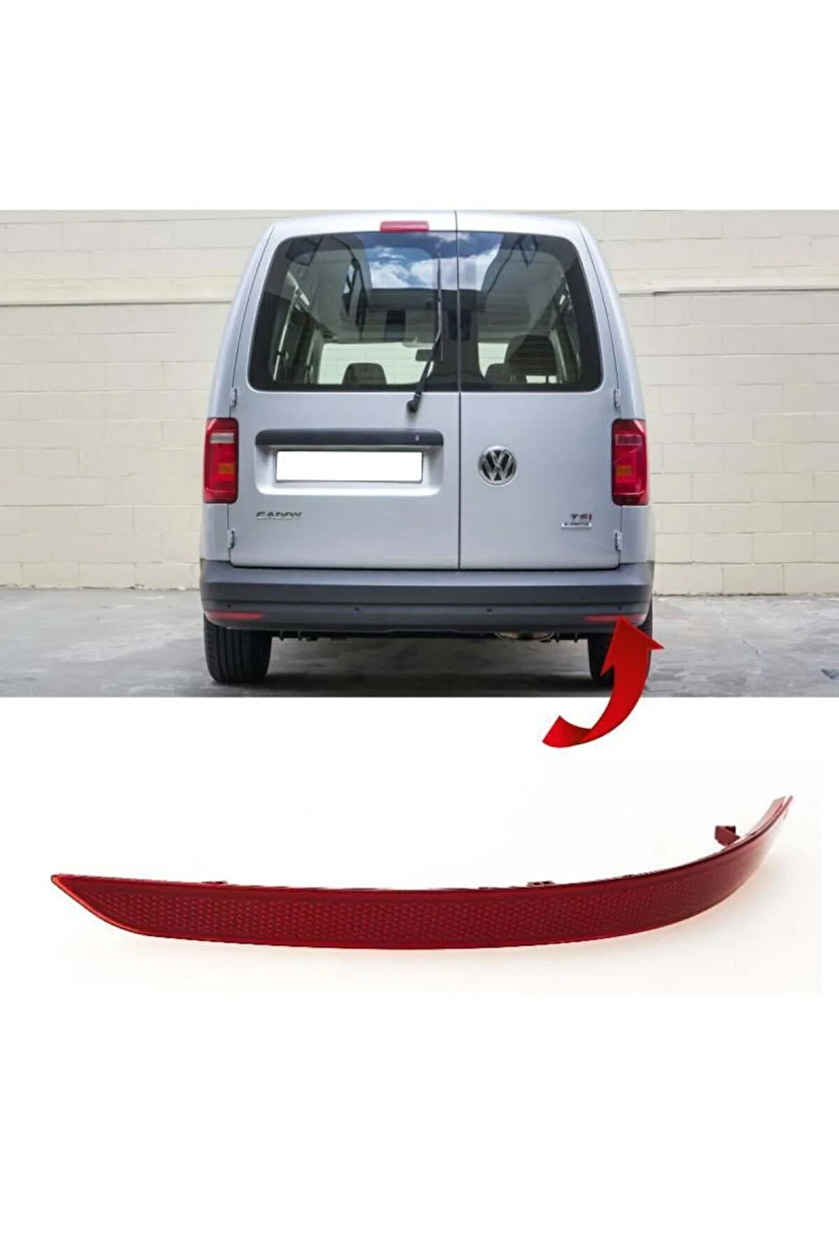 Vw Caddy Sağ Reflektör 2016-2020 2k5945106d