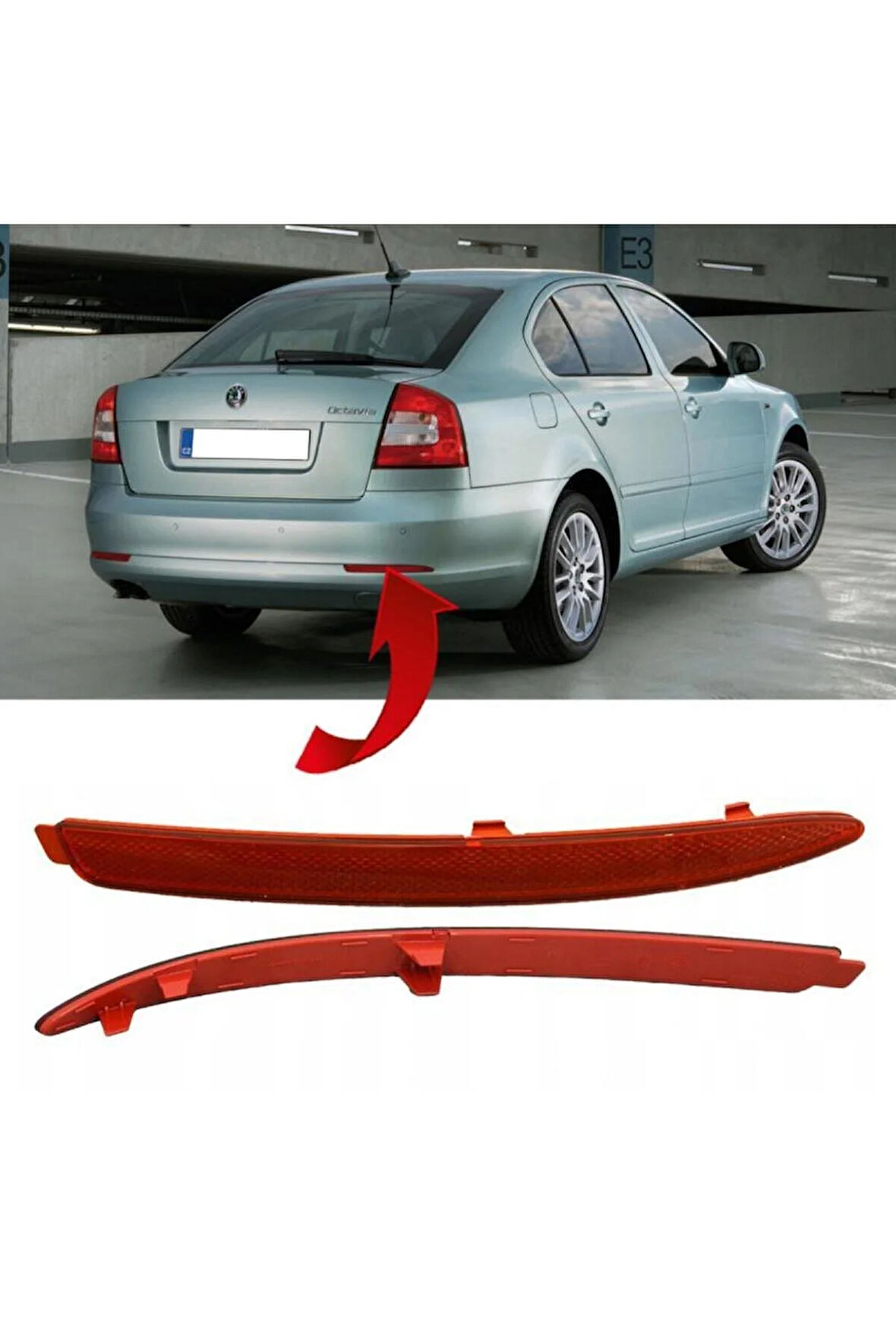 Skoda Octavia Sağ Arka Reflektör 2009-2012 1Z0945106