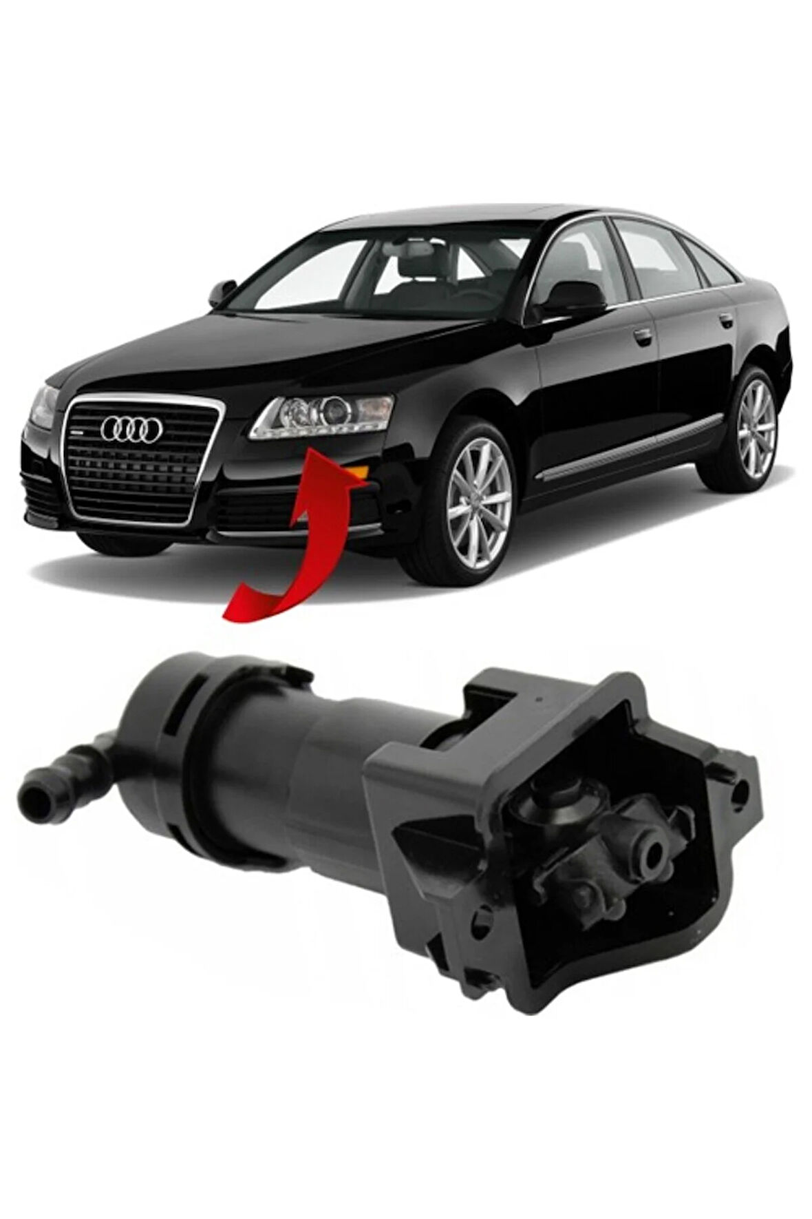Audi A6 Sol Far Yıkama Robotu 2009-2011 4F0955101B