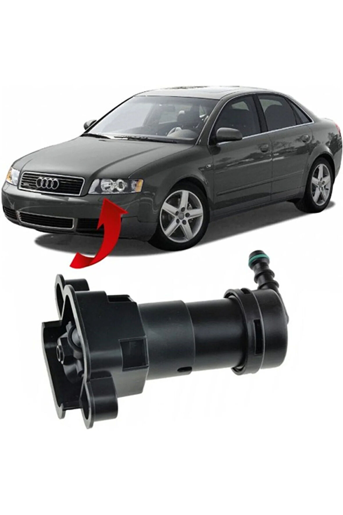 Audi A4 Sol Far Yıkama Robotu 2001-2005 8E0955101B
