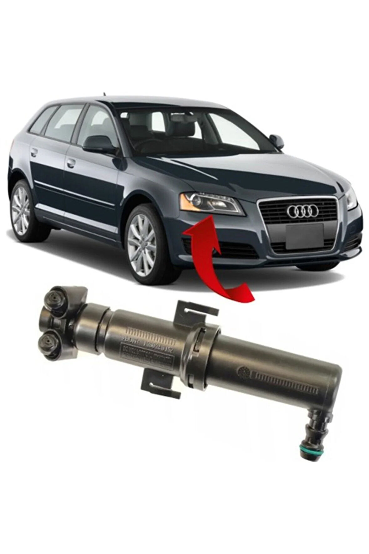 Audi A3 Sağ Far Yıkama Robotu 2009-2013 8P0955102B