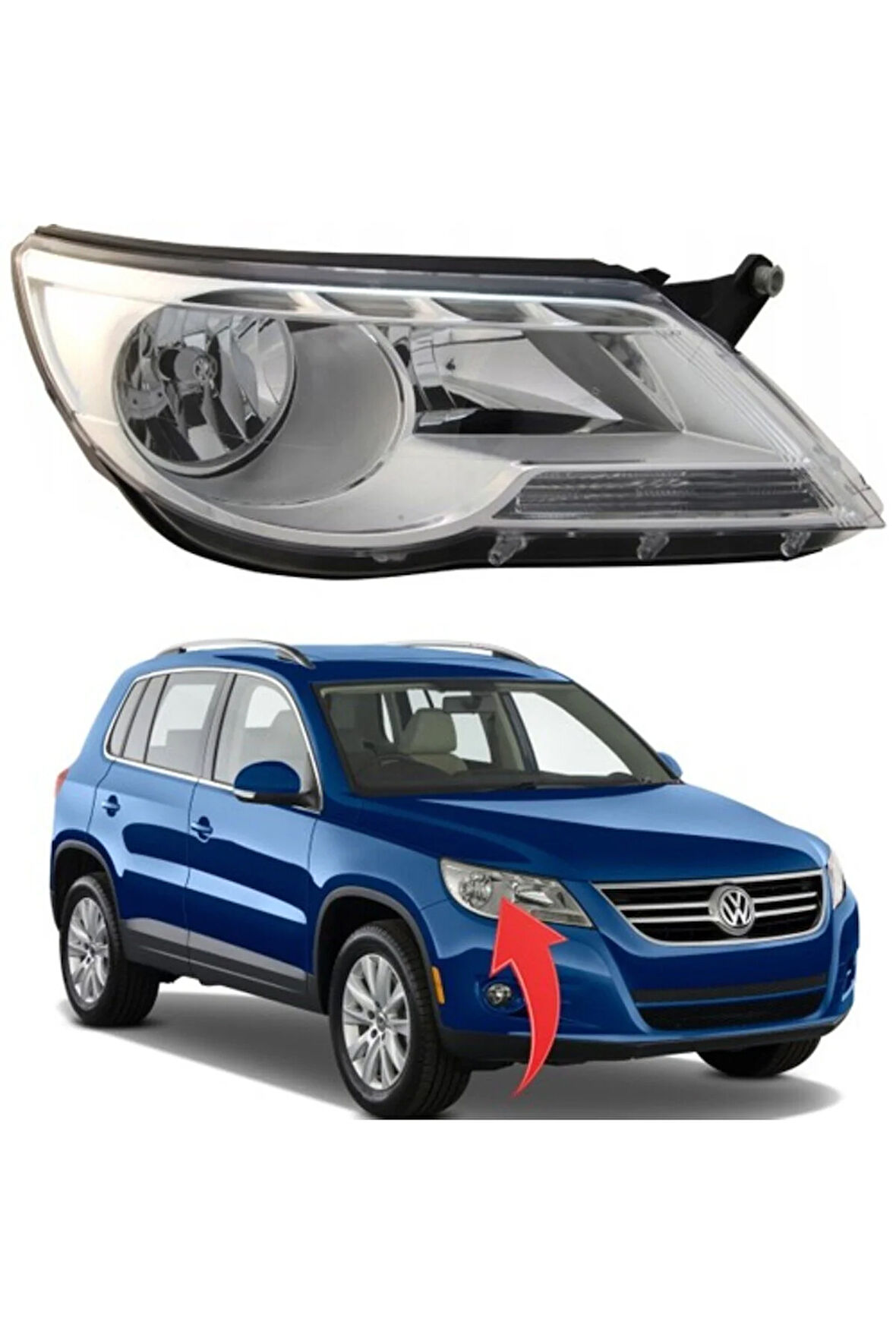 Far Komple Sag Tıguan 0811