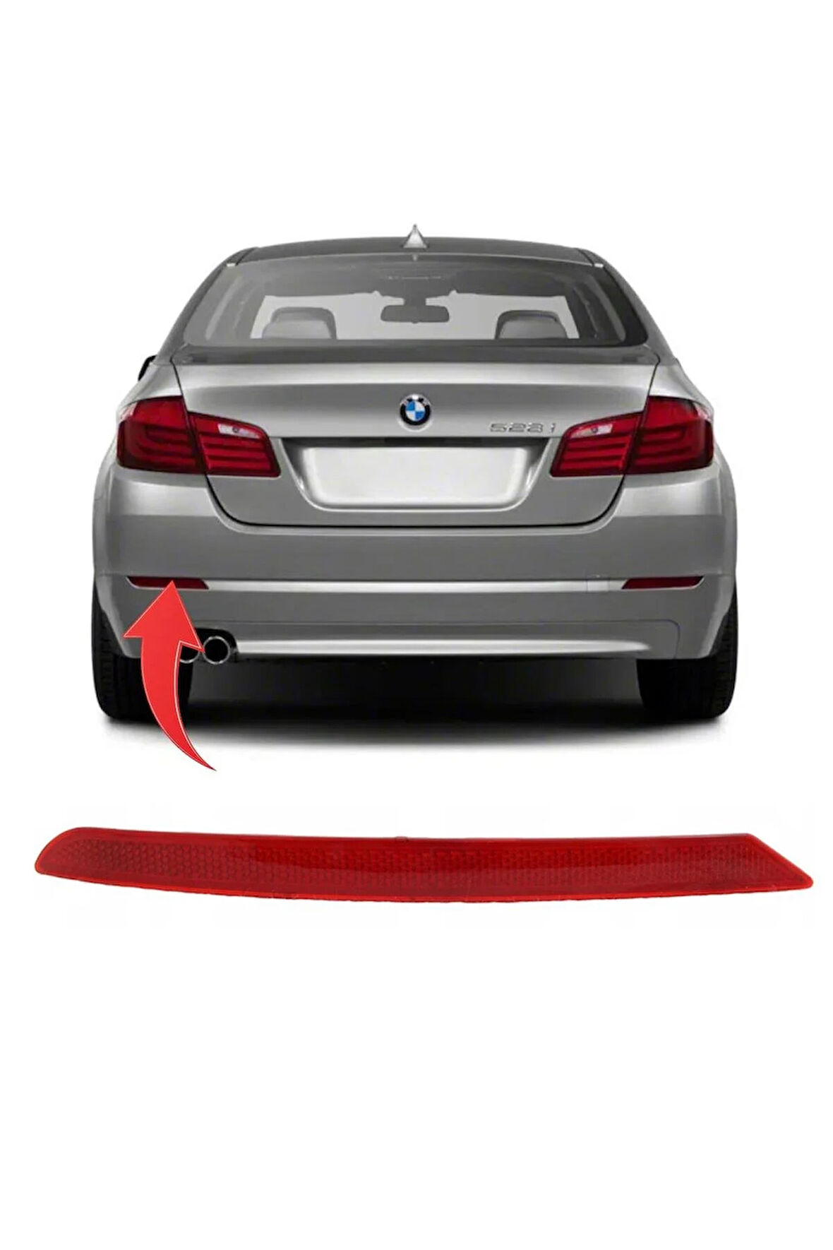 Bmw 5 Serisi F10 Arka Tampon Refkletörü Sol 2011-2015 63147311179