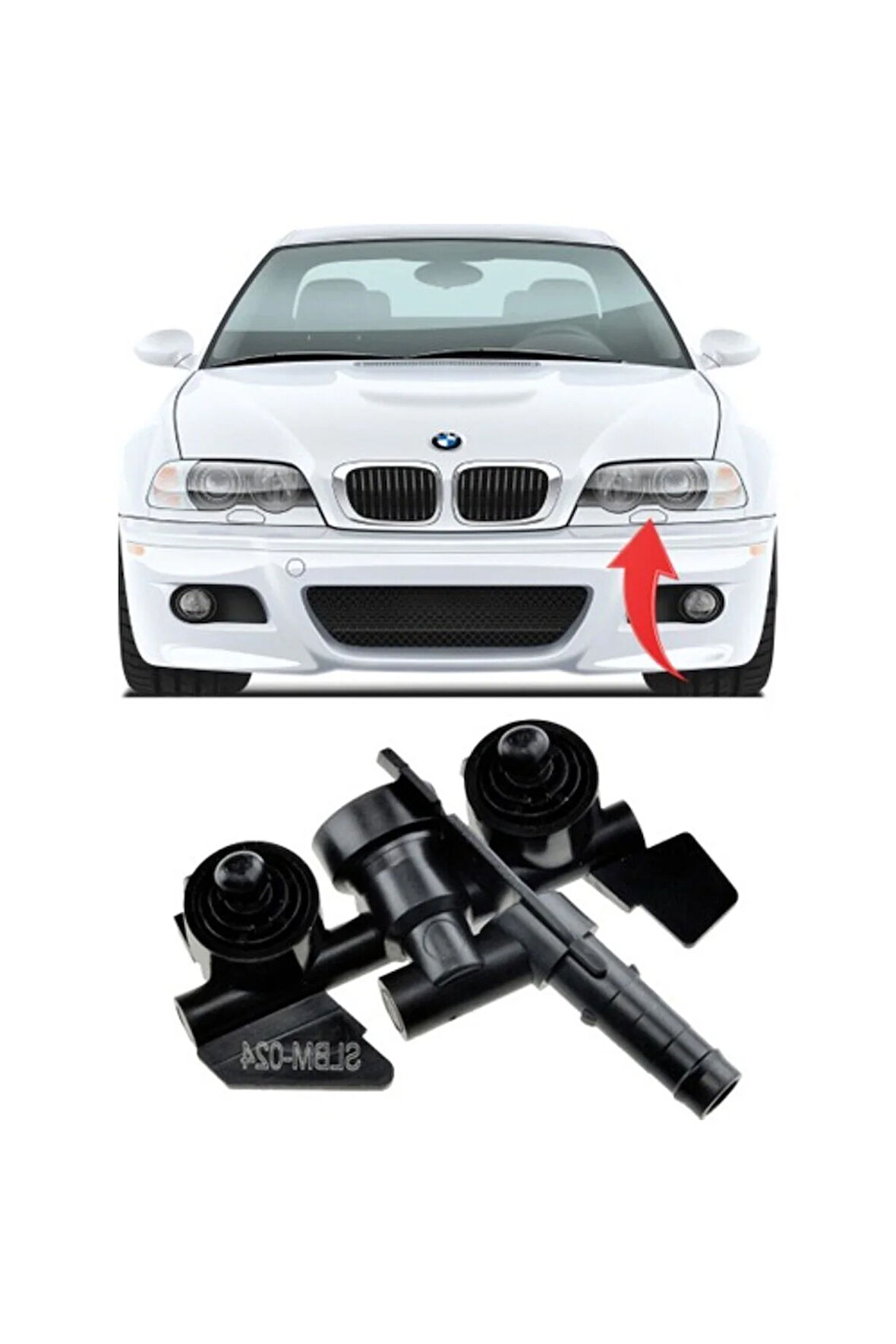 Bmw 3 Serisi E46 Far Yıkama Robotu Sol 1998-2005 61674290867