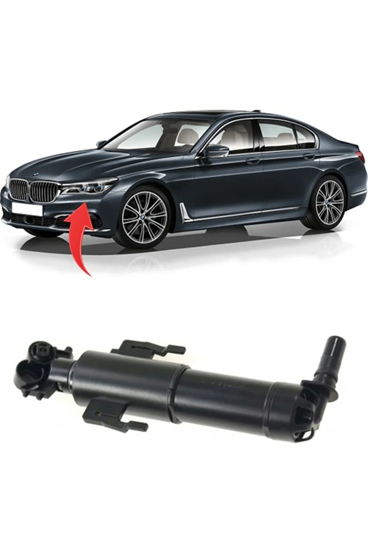 Bmw 7 Serisi G11 Far Yıkama Robotu Sol 2016 Sonrası 61677357353