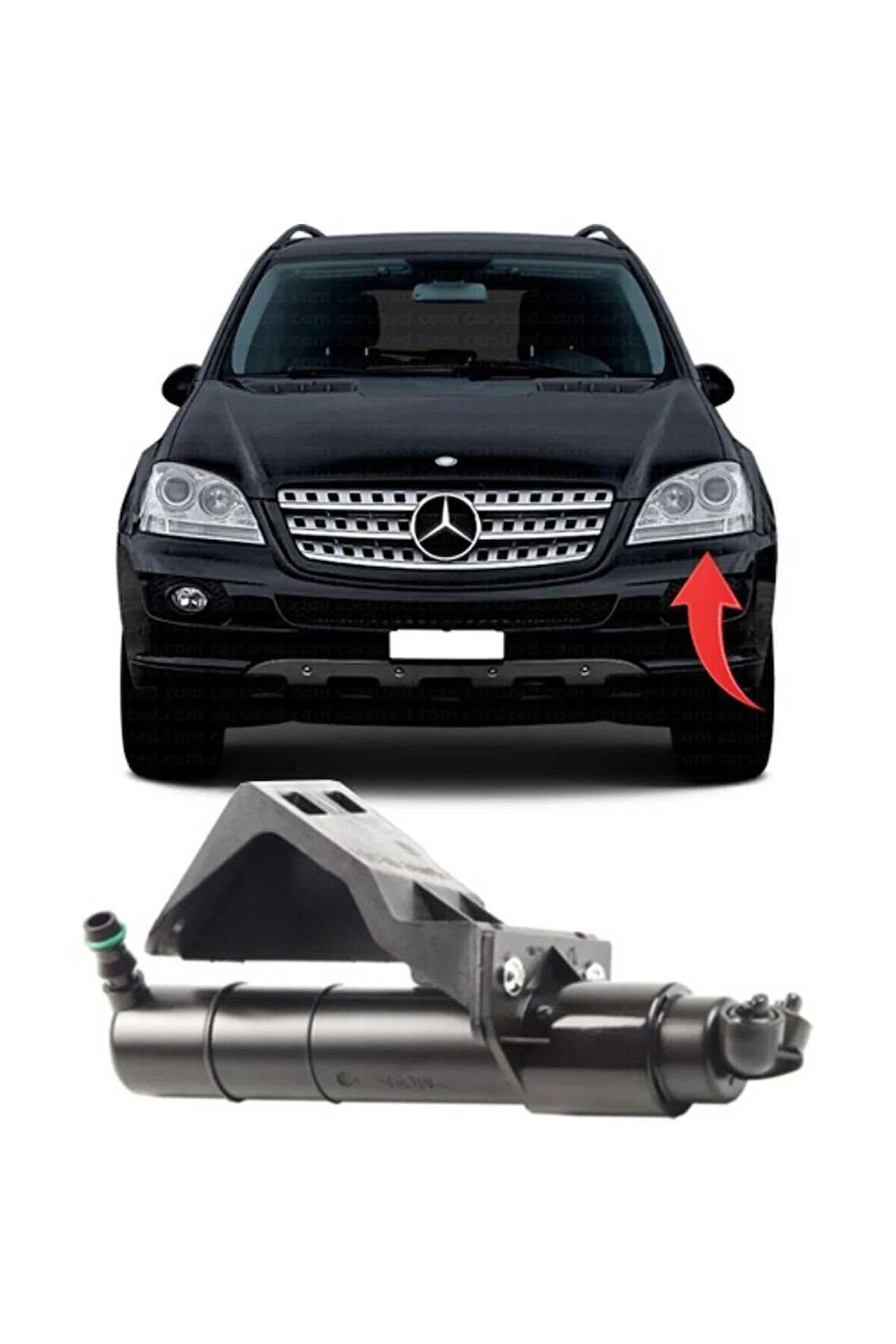 Mercedes Gle W164 Far Yıkama Robotu Sol 2005-2011 1648600547