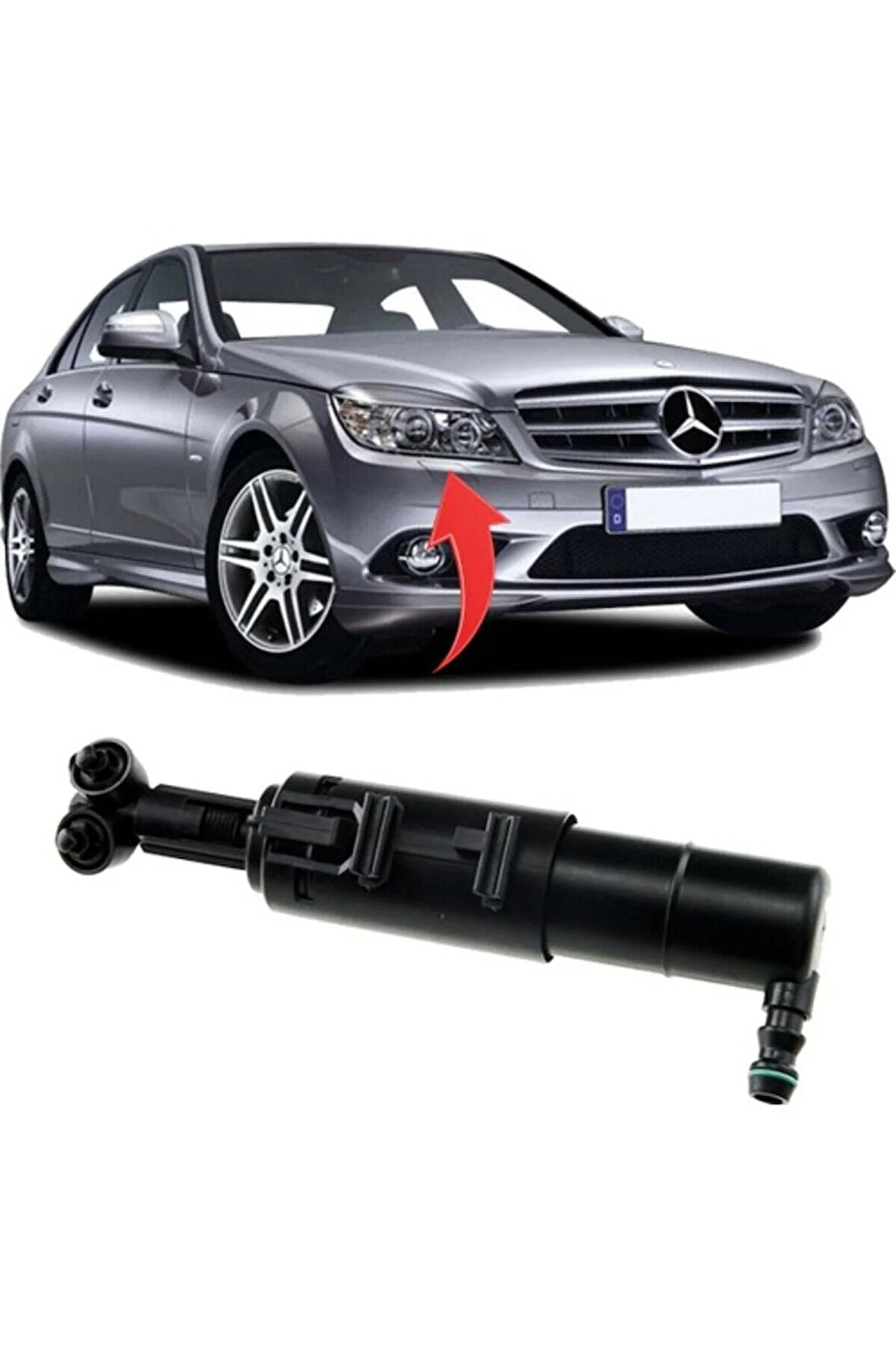 C Serisi W204 Far Yıkama Robotu Sağ 2007-2013 2048602847