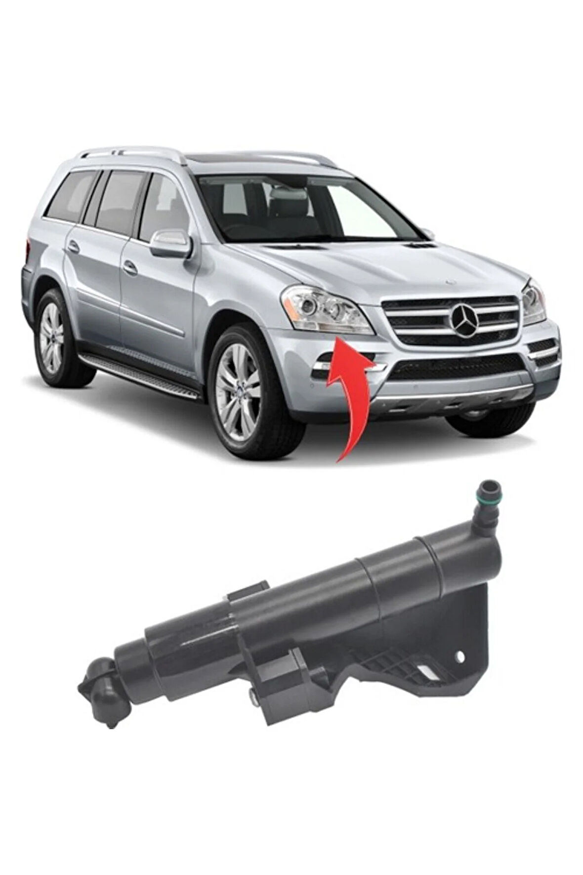 Mercedes X164 Gl Far Yıkama Robotu Sağ 2006-2012 1648600847