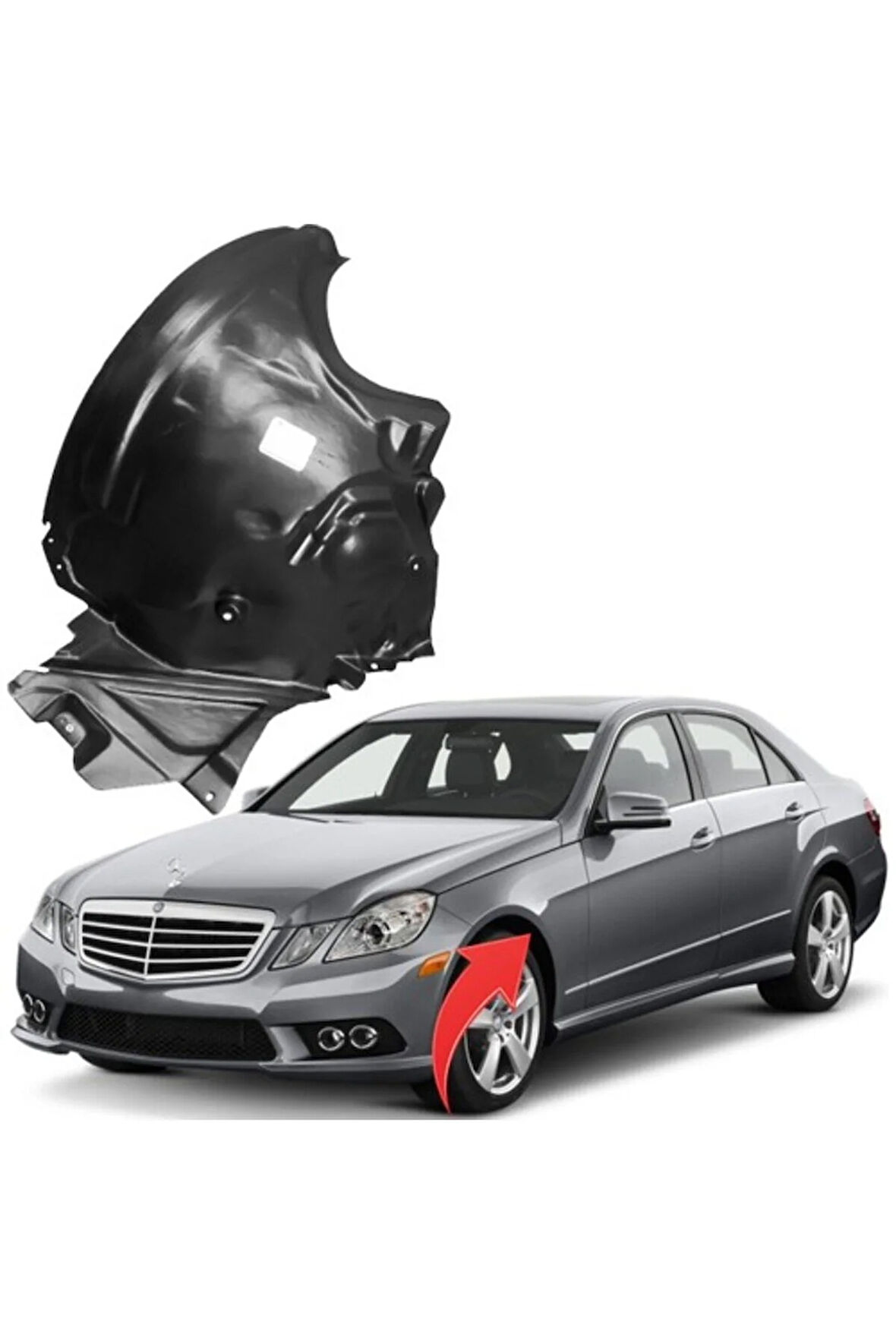 Camurluk Davlumbazı On Sol (Arka Taraf, Oem Kalıte) E-Class W212 0912