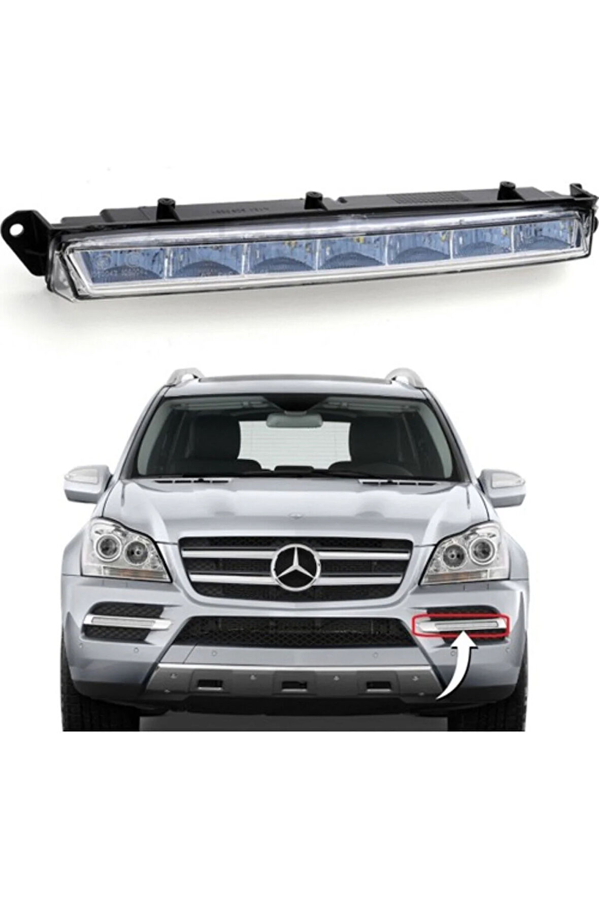 Gunduz Farı Sol (Led) Gl-Class X164 0612 Gl-Class X166 1215