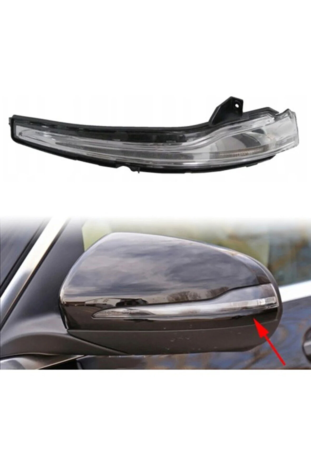 Dıs Dıkız Ayna Sınyalı Sol (Siyah) W205 14 W213 16 C253 16 W447 14 W463 14