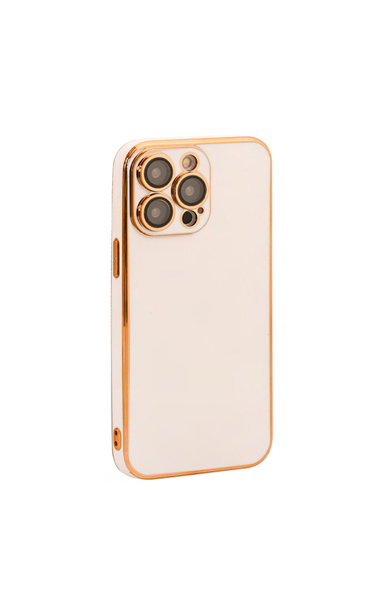 İphone 13 Lazer Kılıf Kapak Koruma Kapak Beyaz