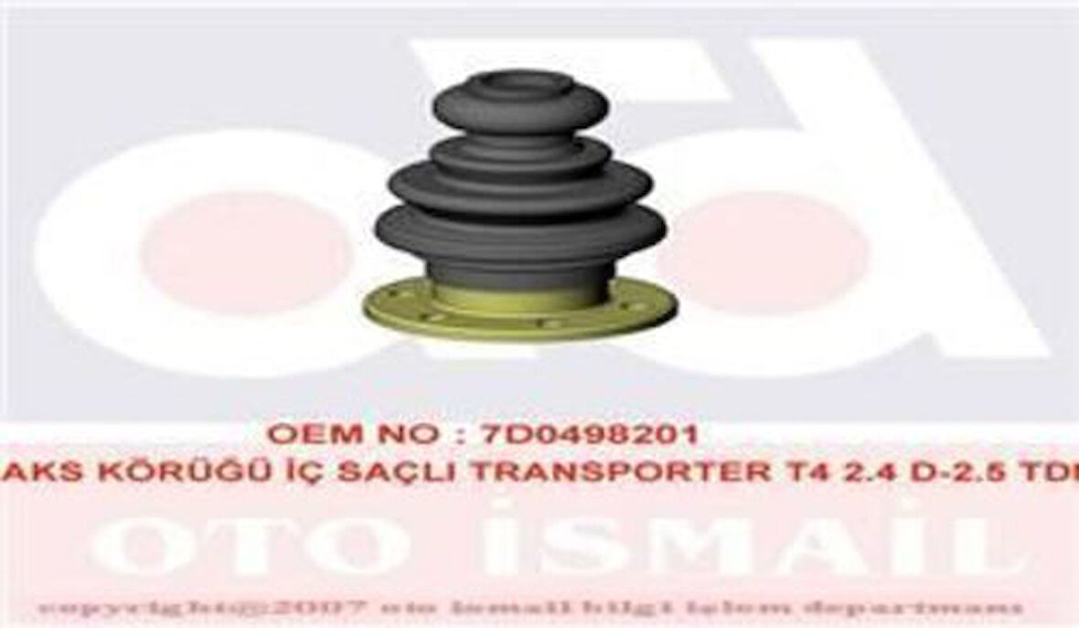 Gkn 304000 Aks Körüğü İç Saclı Transporter T4 2.4 D-2.5 TDI 7D0407288