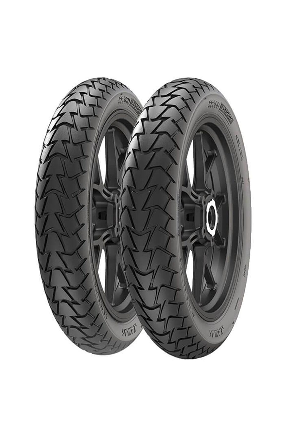 Sc360 Allgrip 3.50-10 90/90-12 Lastik Set