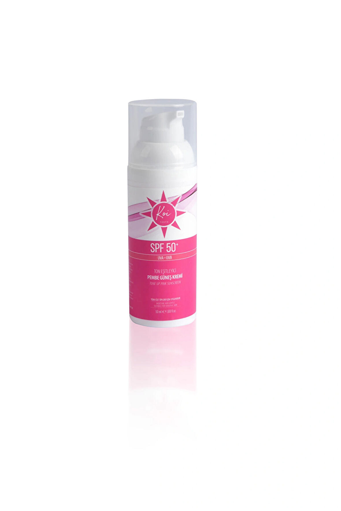 Ton Eşitleyici Pembe Güneş Koruyucu Krem SPF50+