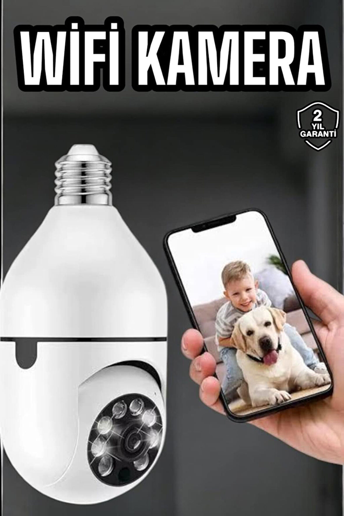 360° Panoramik Duylu Kamera Bluetooth Destekli