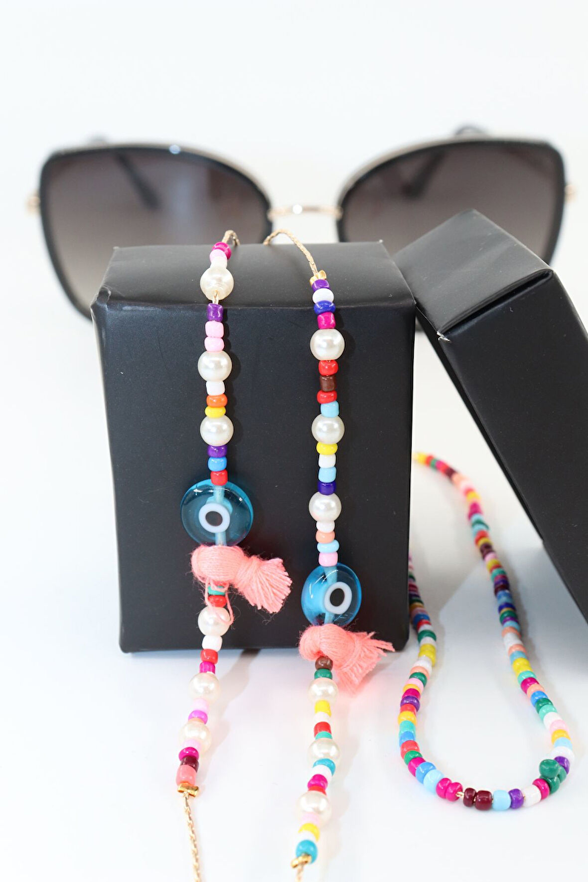 Gold Nazar Boncuklu Gözlük Ipi. Kadın Gözlük Zinciri. Gözlük Ipi. Gözlük Ipi Askısı. Gözlük Zinciri.