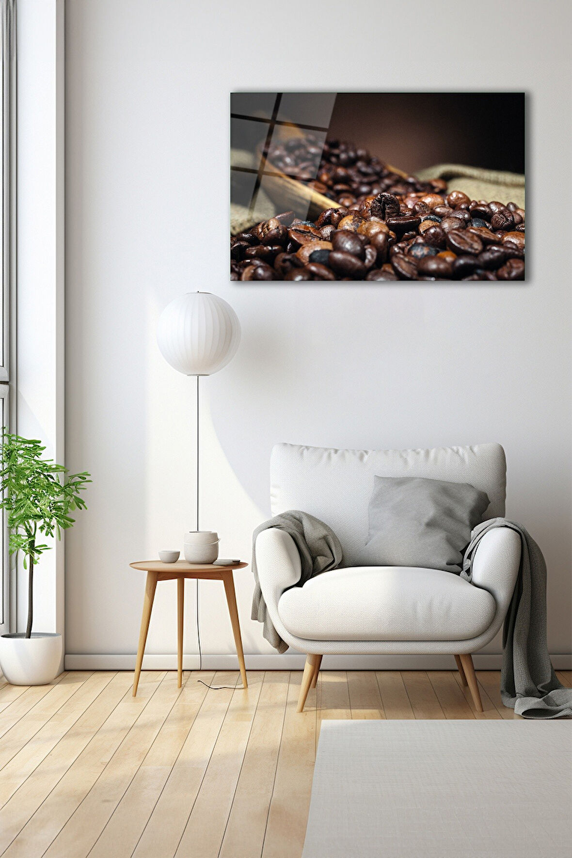 Dekoratif Duvar Tablosu Temperli Cam Tablo 36x23 cm