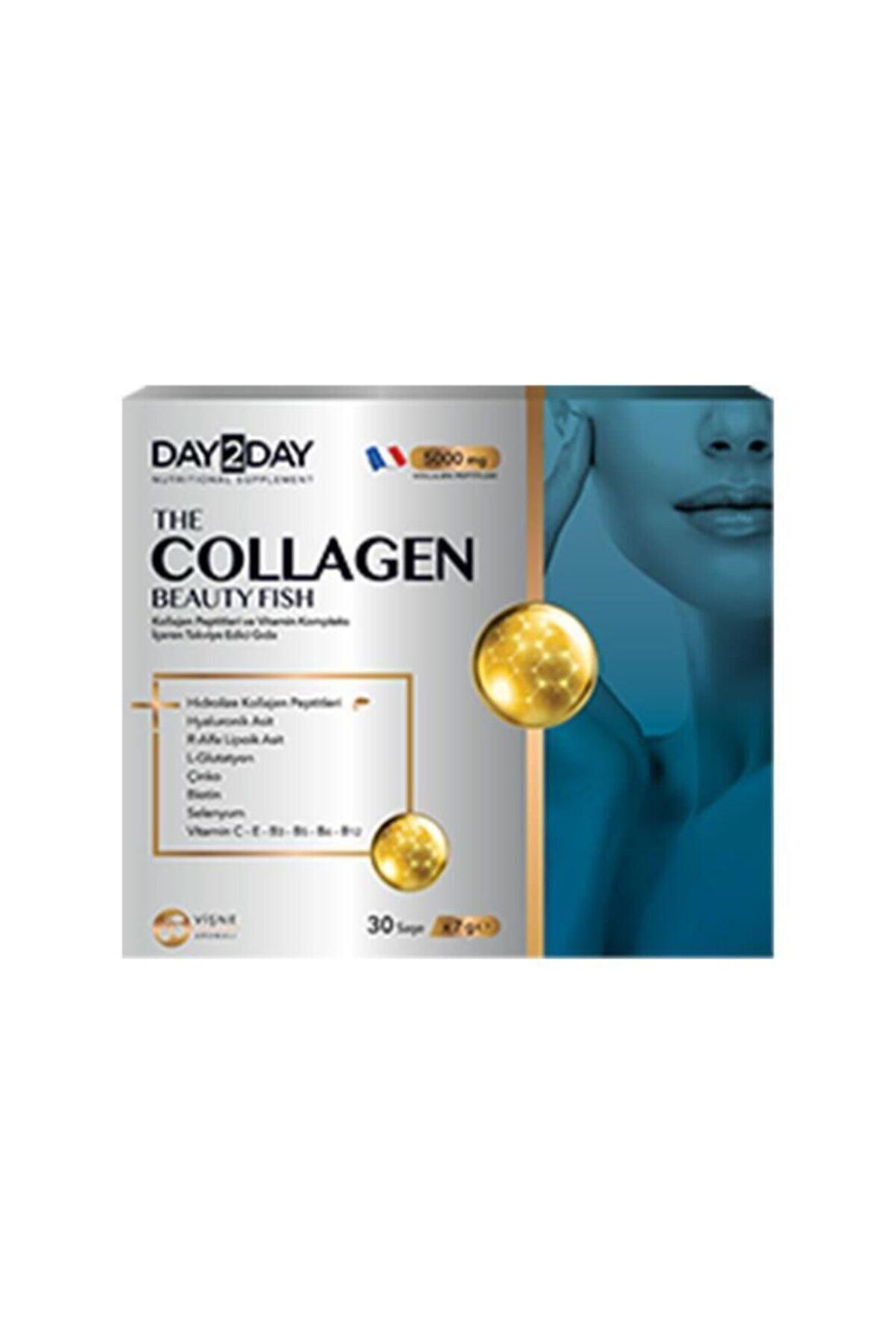 DAY2DAY The Collagen Beauty Fish Kollajen 30 Saşe X 7gr